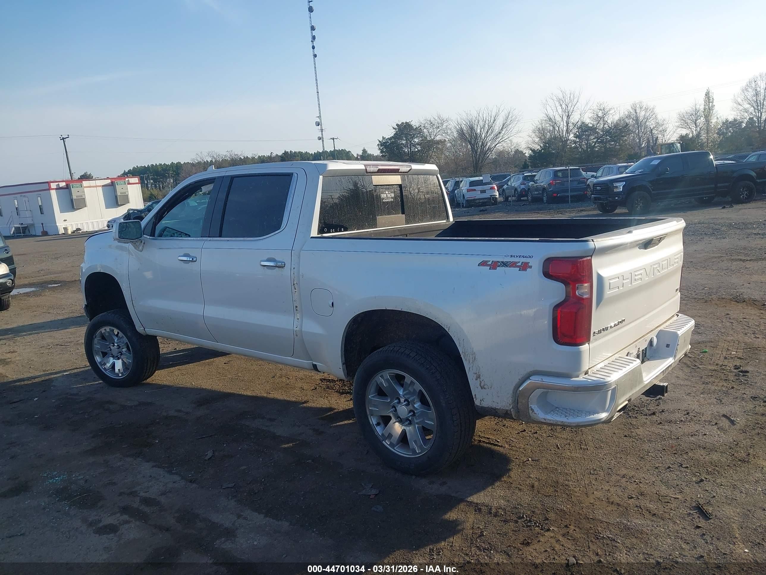 2019 Chevrolet Silverado 1500 Ltz Белый vin: 1GCUYGED8KZ157806