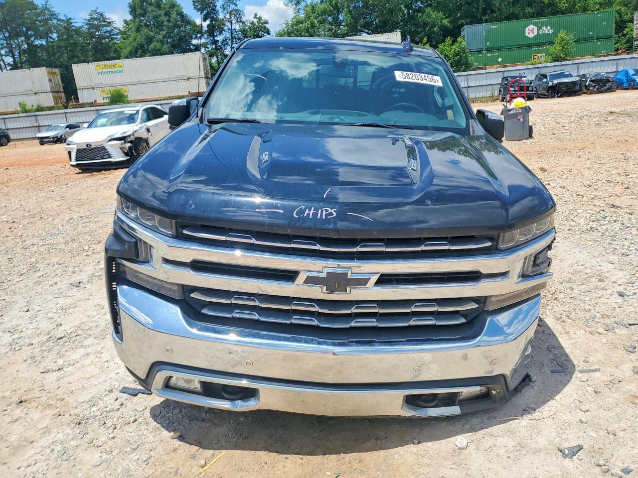 2020 Chevrolet Silverado K1500 Ltz Black vin: 1GCUYGEL9LZ238094