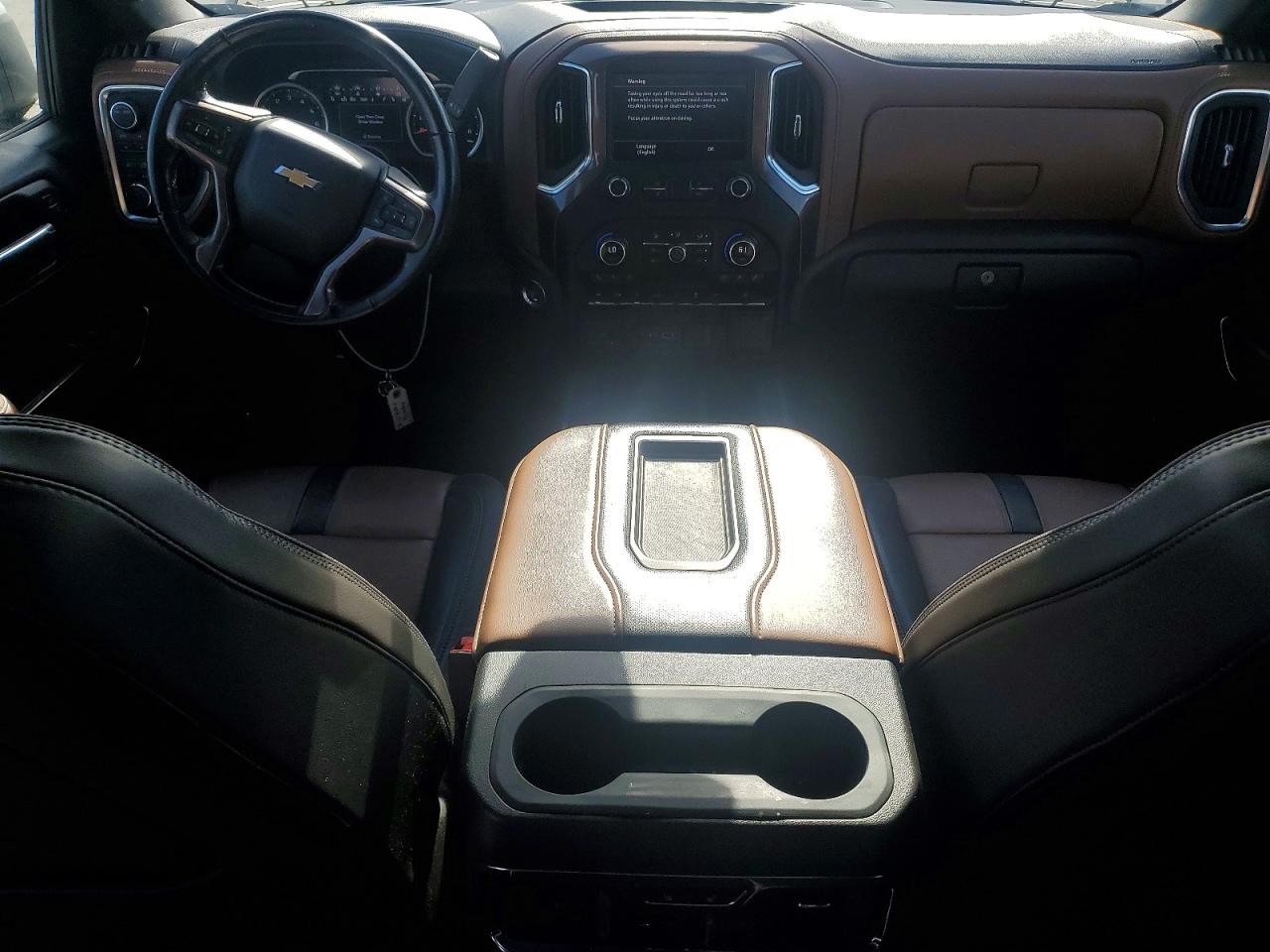 2020 Chevrolet Silverado K1500 High Country White vin: 1GCUYHED2LZ237240