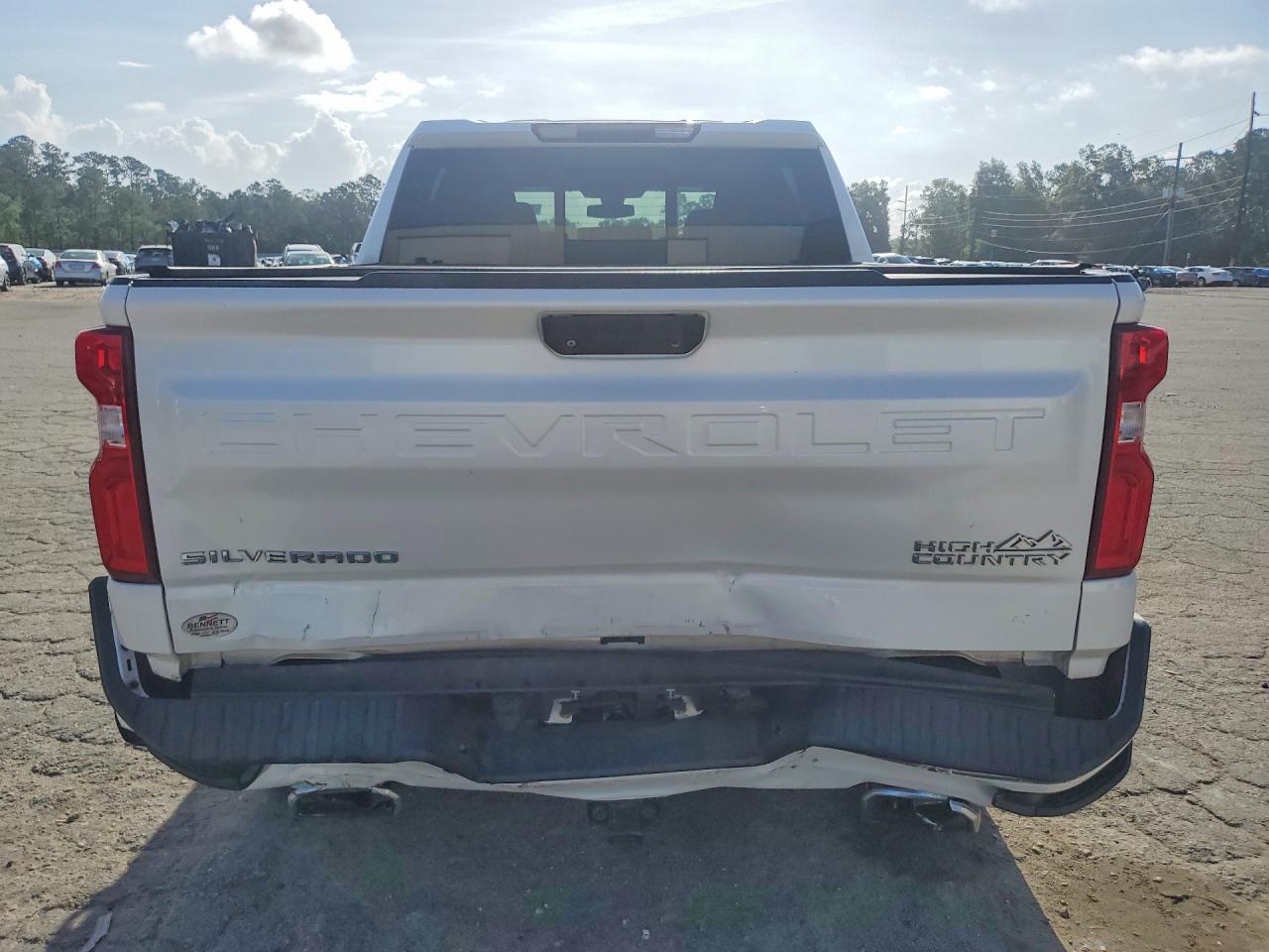 2020 Chevrolet Silverado K1500 High Country White vin: 1GCUYHED2LZ237240