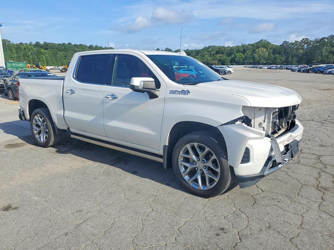 2020 Chevrolet Silverado K1500 High Country White vin: 1GCUYHED2LZ237240