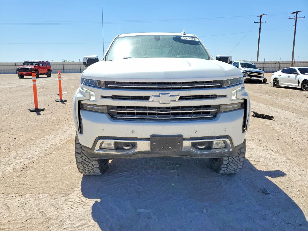 2020 Chevrolet Silverado K1500 High Country White vin: 1GCUYHED8LZ253734