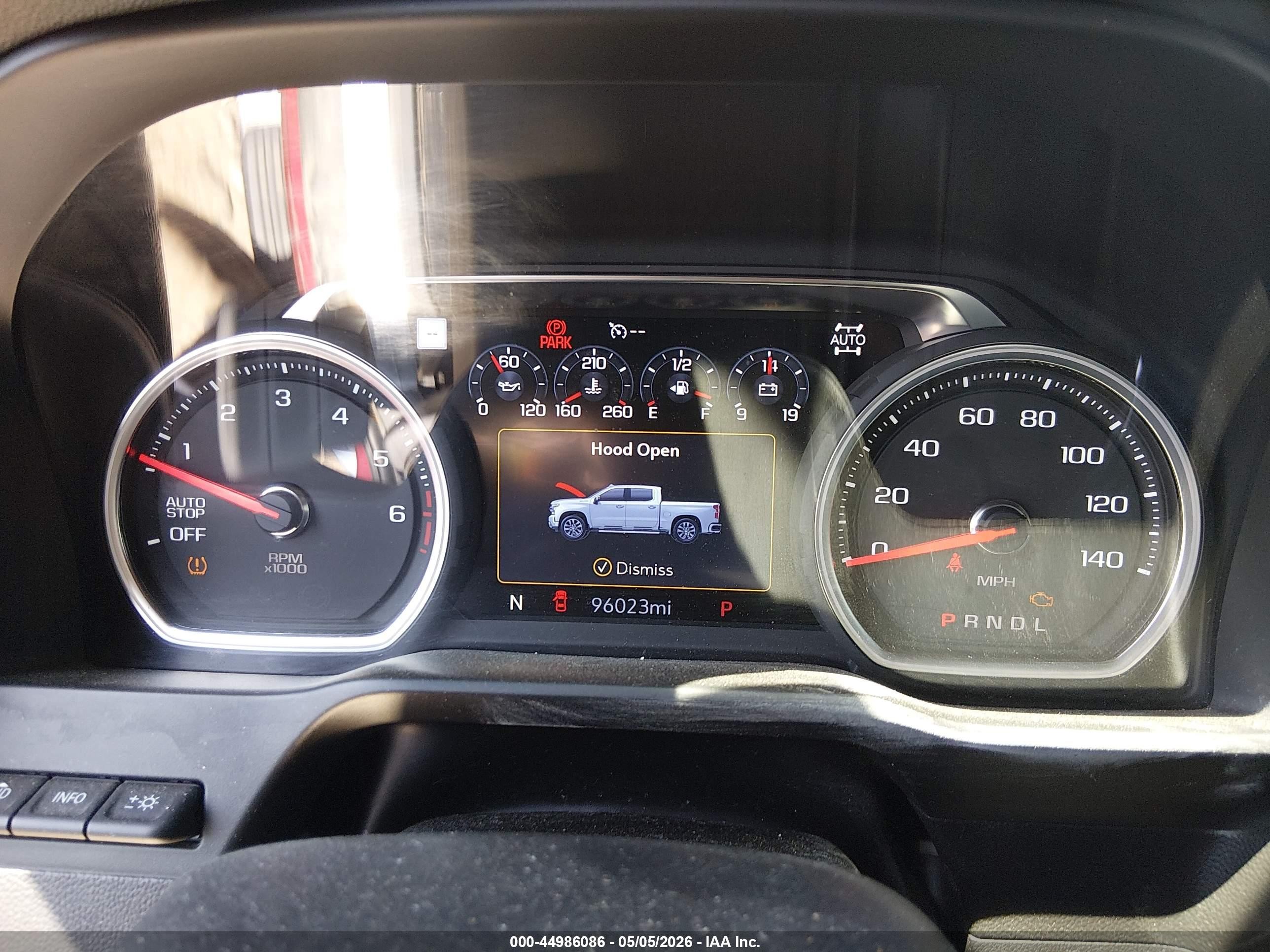 2019 Chevrolet Silverado 1500 High Country Красный vin: 1GCUYHEL5KZ156741