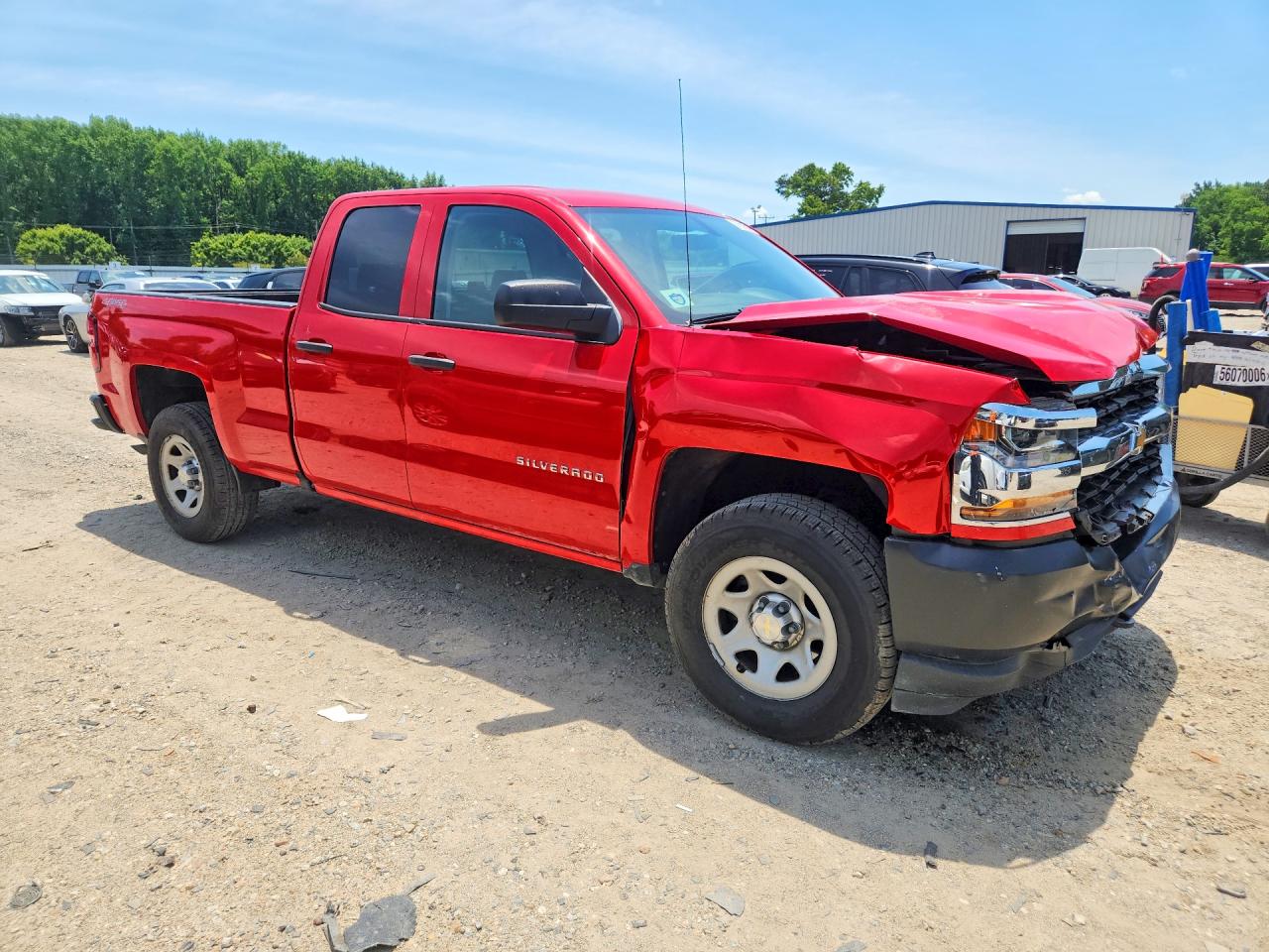 2017 Chevrolet Silverado K1500 Red vin: 1GCVKNEC3HZ357048