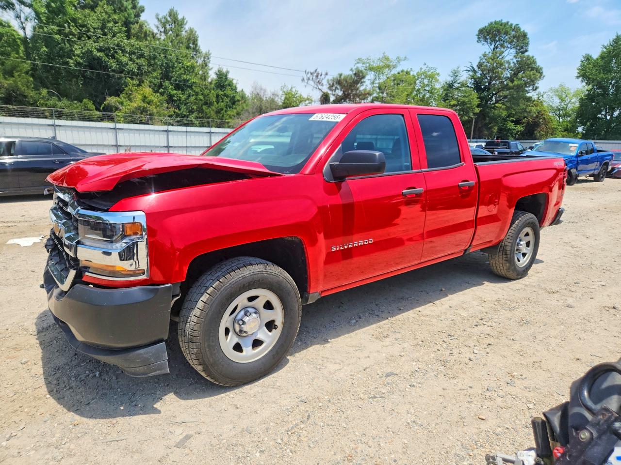2017 Chevrolet Silverado K1500 Red vin: 1GCVKNEC3HZ357048