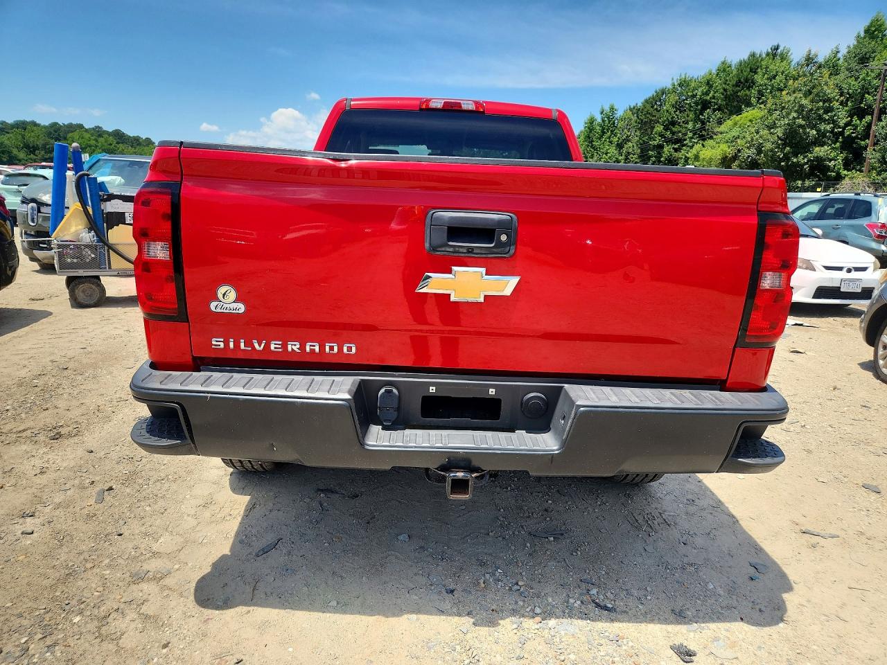 2017 Chevrolet Silverado K1500 Red vin: 1GCVKNEC3HZ357048