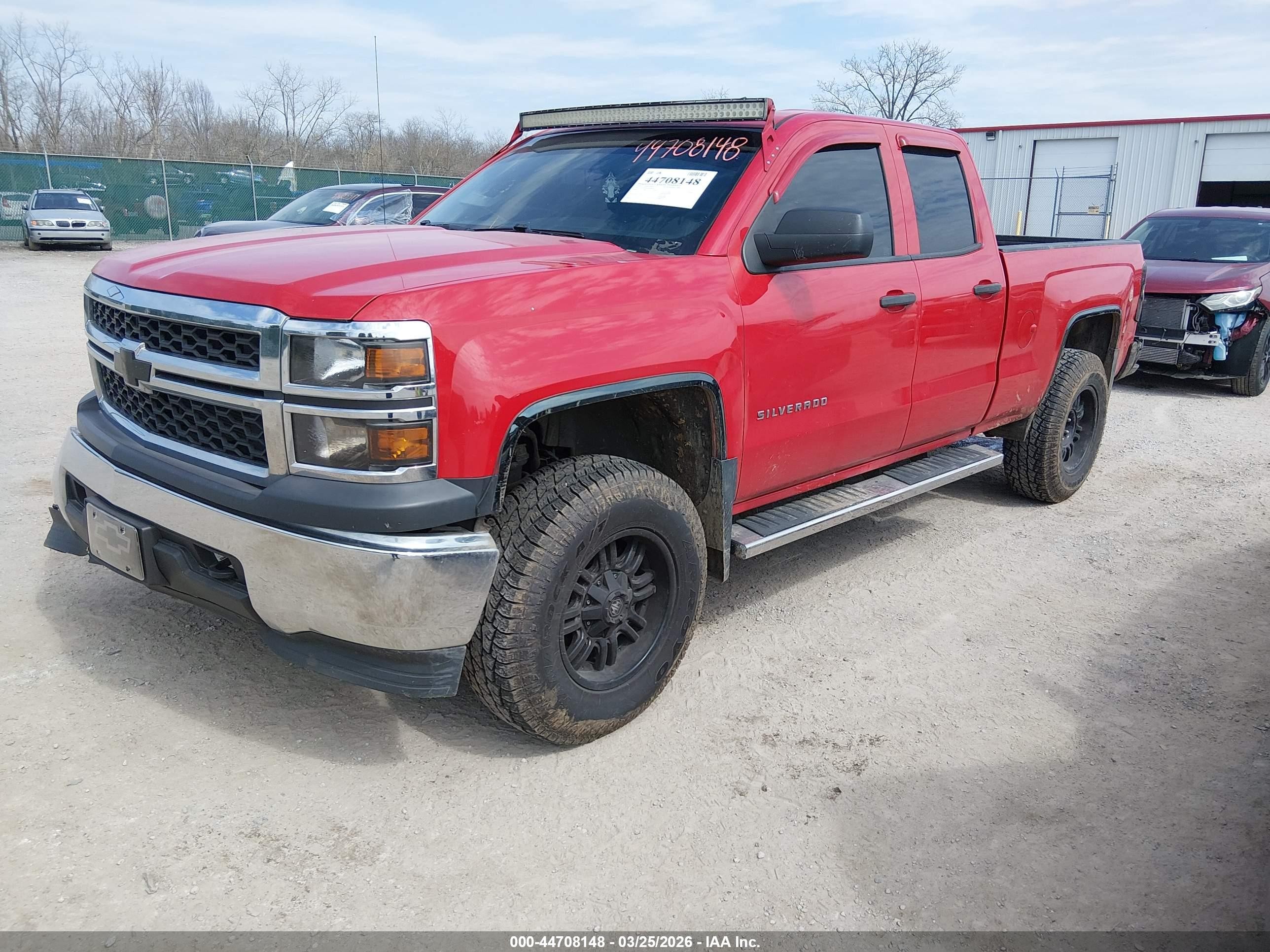 2014 Chevrolet Silverado 1500 Work Truck 1wt/work Truck 2wt Red vin: 1GCVKPEC0EZ184659