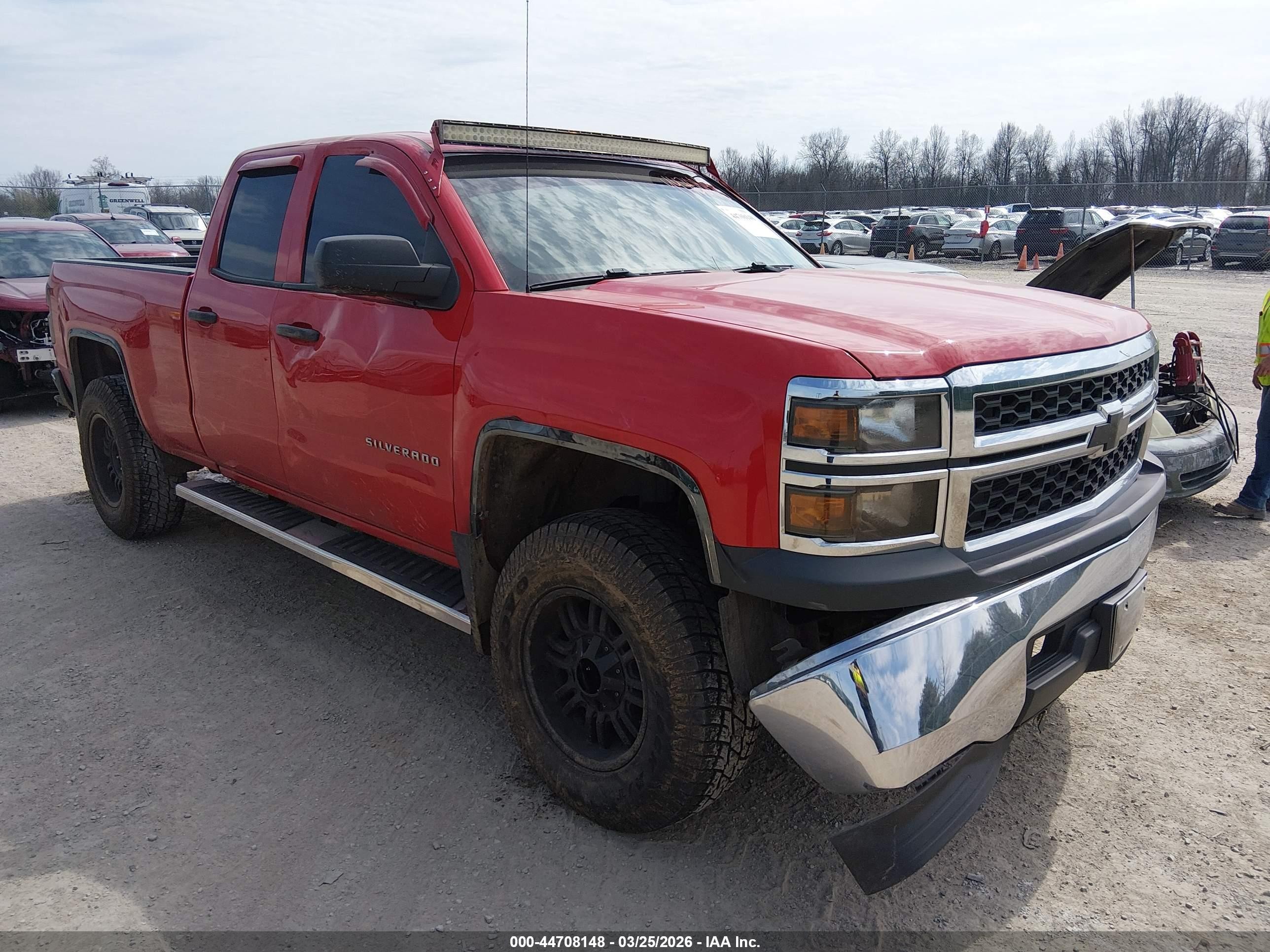 2014 Chevrolet Silverado 1500 Work Truck 1wt/work Truck 2wt Red vin: 1GCVKPEC0EZ184659