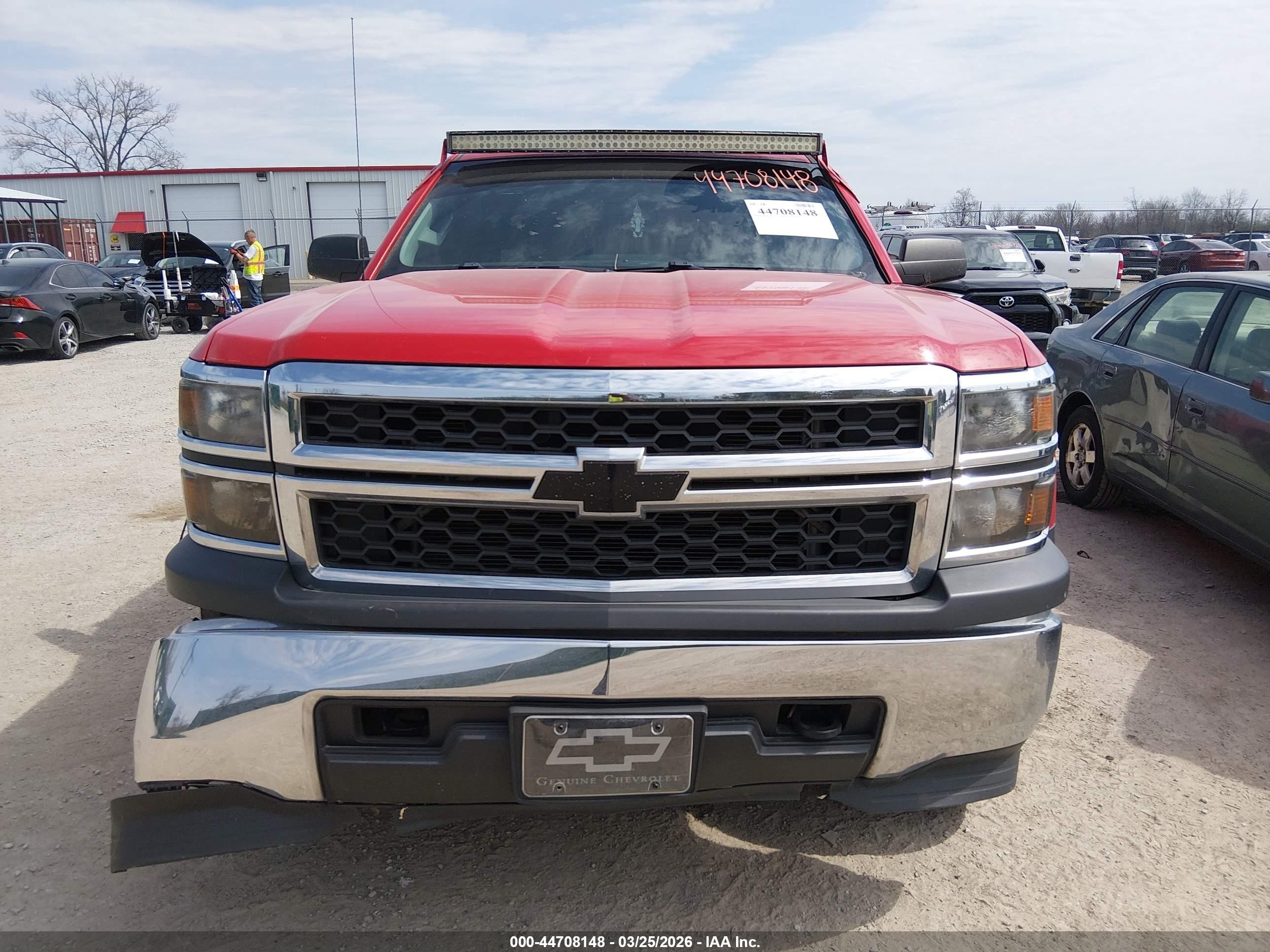 2014 Chevrolet Silverado 1500 Work Truck 1wt/work Truck 2wt Red vin: 1GCVKPEC0EZ184659