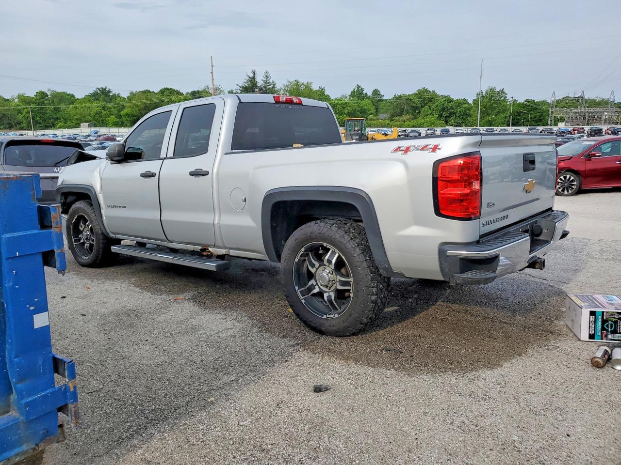 2015 Chevrolet Silverado K1500 Silver vin: 1GCVKPEC1FZ213958