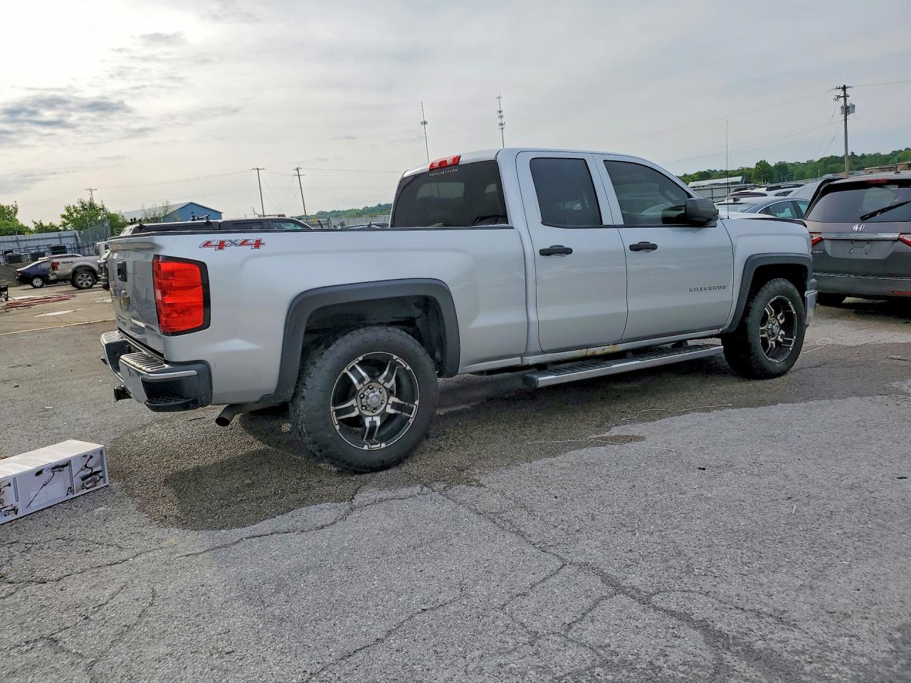 2015 Chevrolet Silverado K1500 Silver vin: 1GCVKPEC1FZ213958