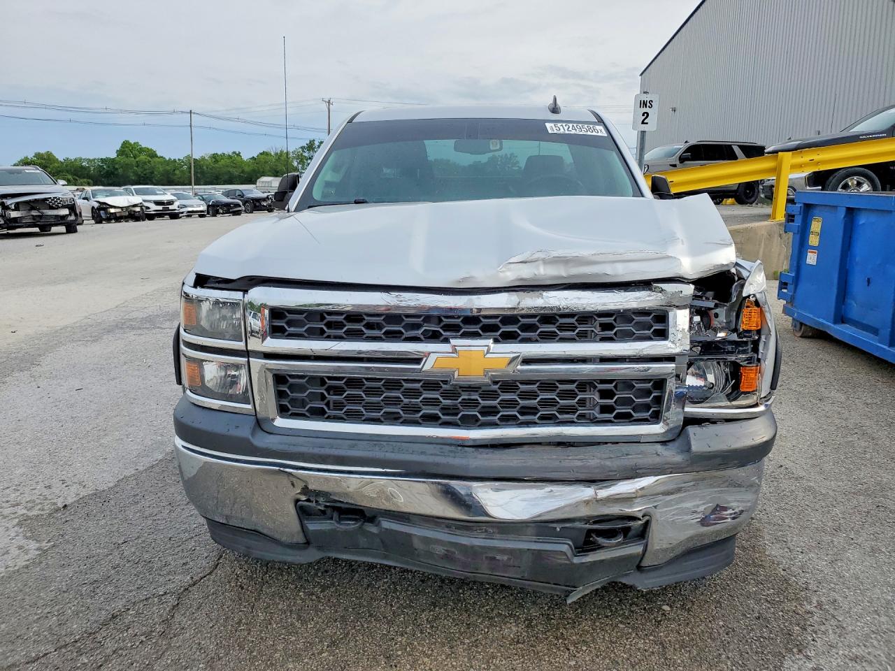 2015 Chevrolet Silverado K1500 Silver vin: 1GCVKPEC1FZ213958