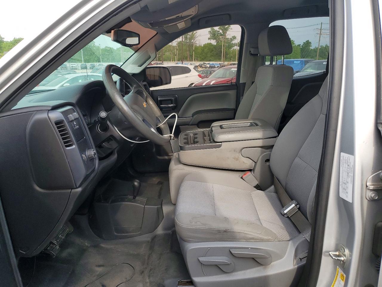 2015 Chevrolet Silverado K1500 Silver vin: 1GCVKPEC1FZ213958