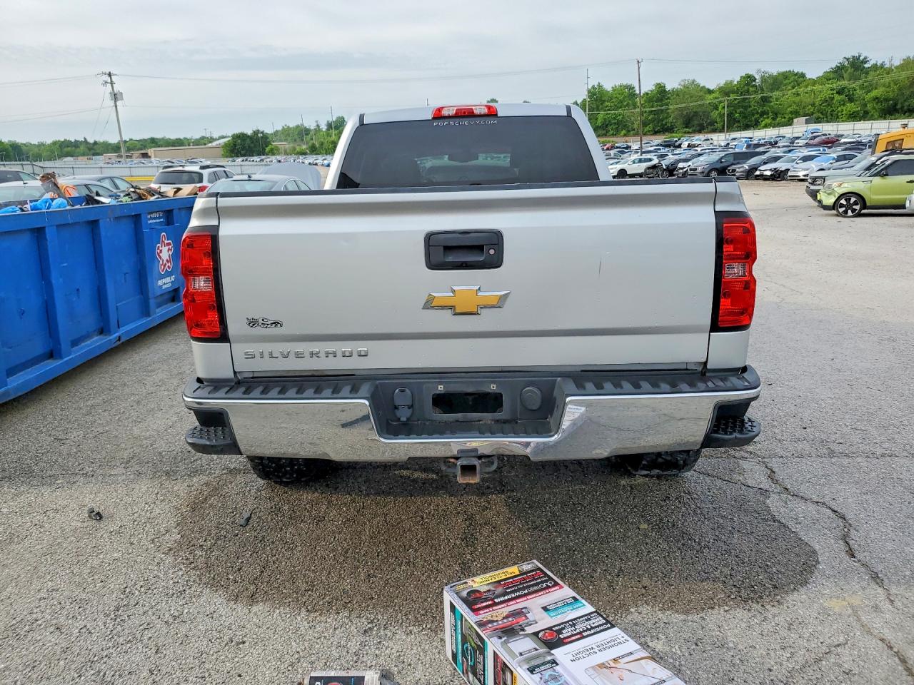 2015 Chevrolet Silverado K1500 Silver vin: 1GCVKPEC1FZ213958