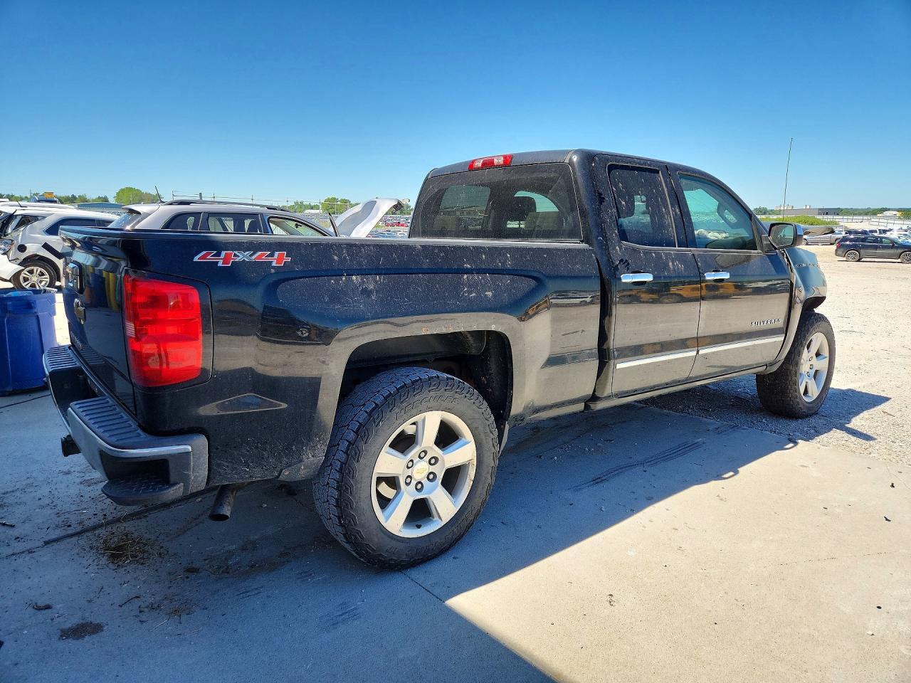 2015 Chevrolet Silverado K1500 Black vin: 1GCVKPEC1FZ316538