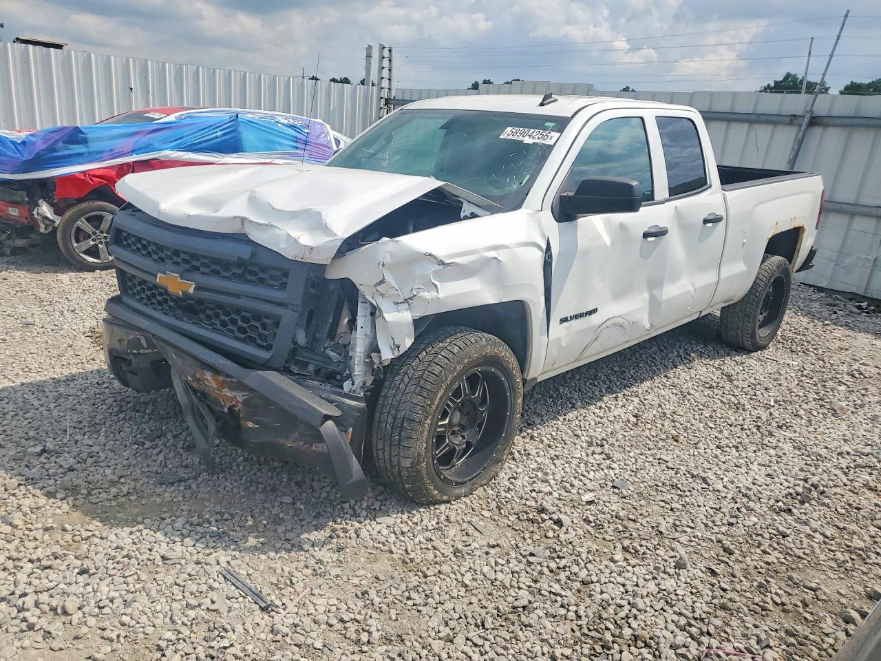 2014 Chevrolet Silverado K1500 White vin: 1GCVKPEC2EZ169564