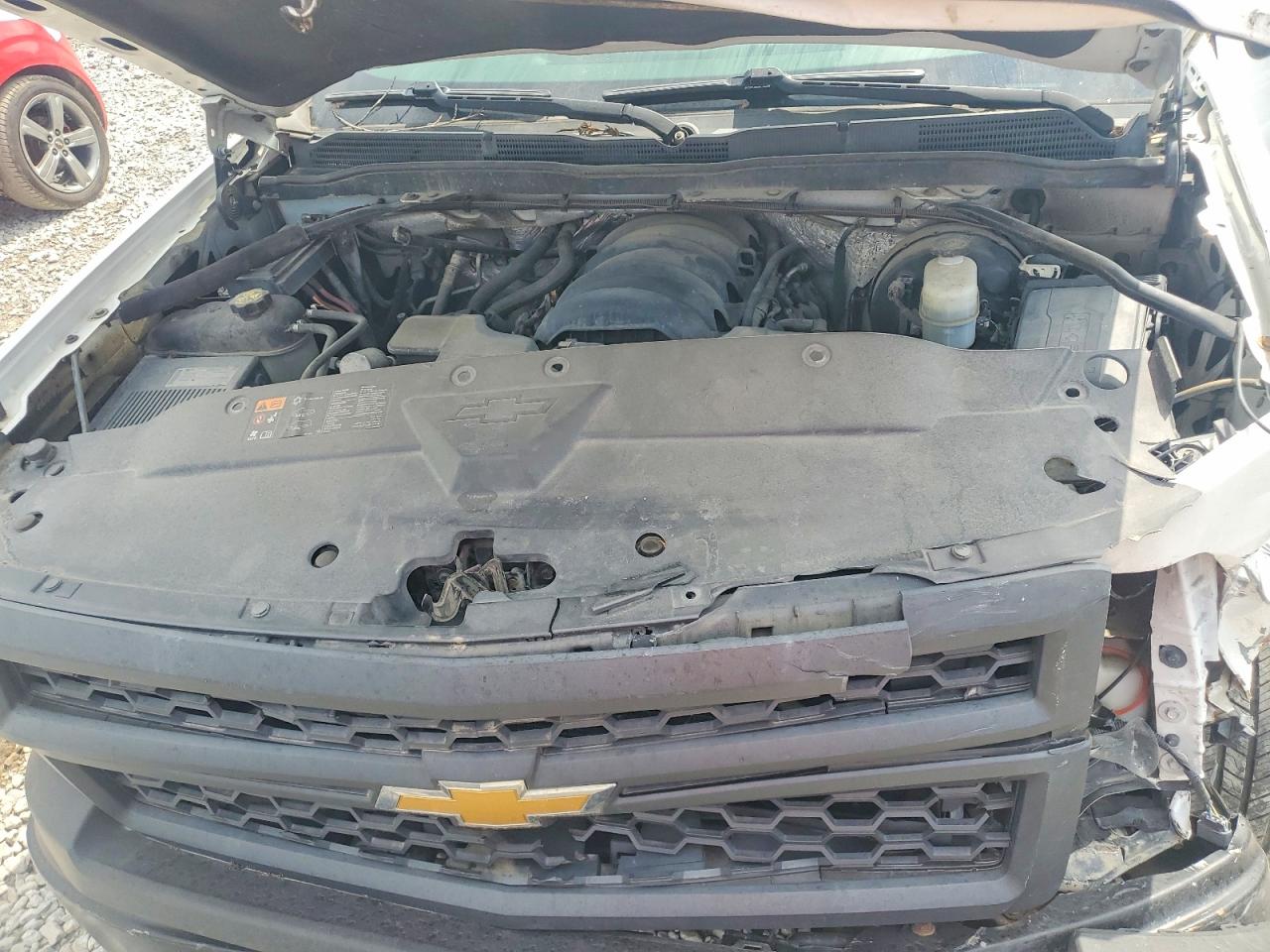 2014 Chevrolet Silverado K1500 White vin: 1GCVKPEC2EZ169564