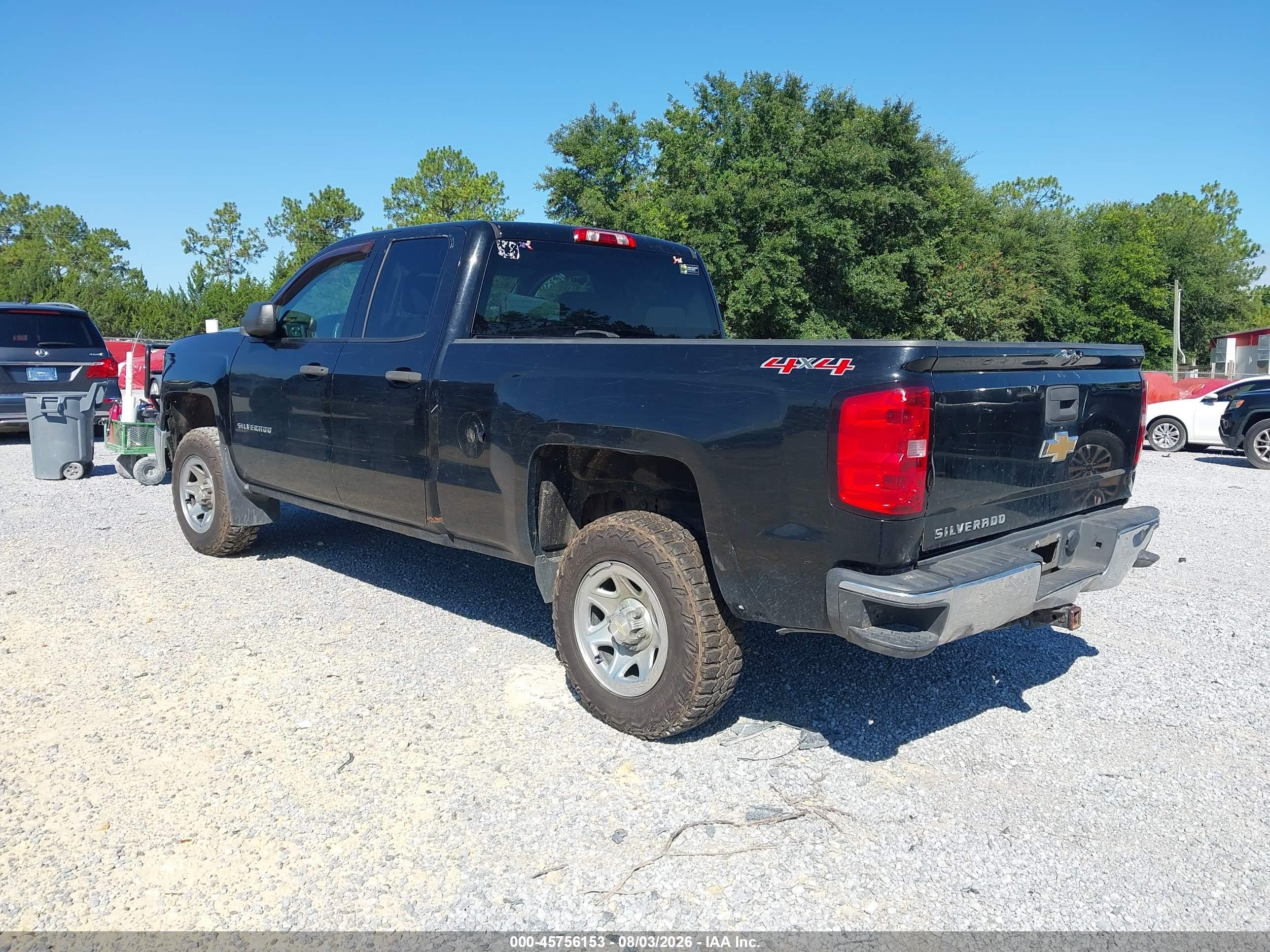 2014 Chevrolet Silverado 1500 Work Truck Black vin: 1GCVKPEC2EZ396544