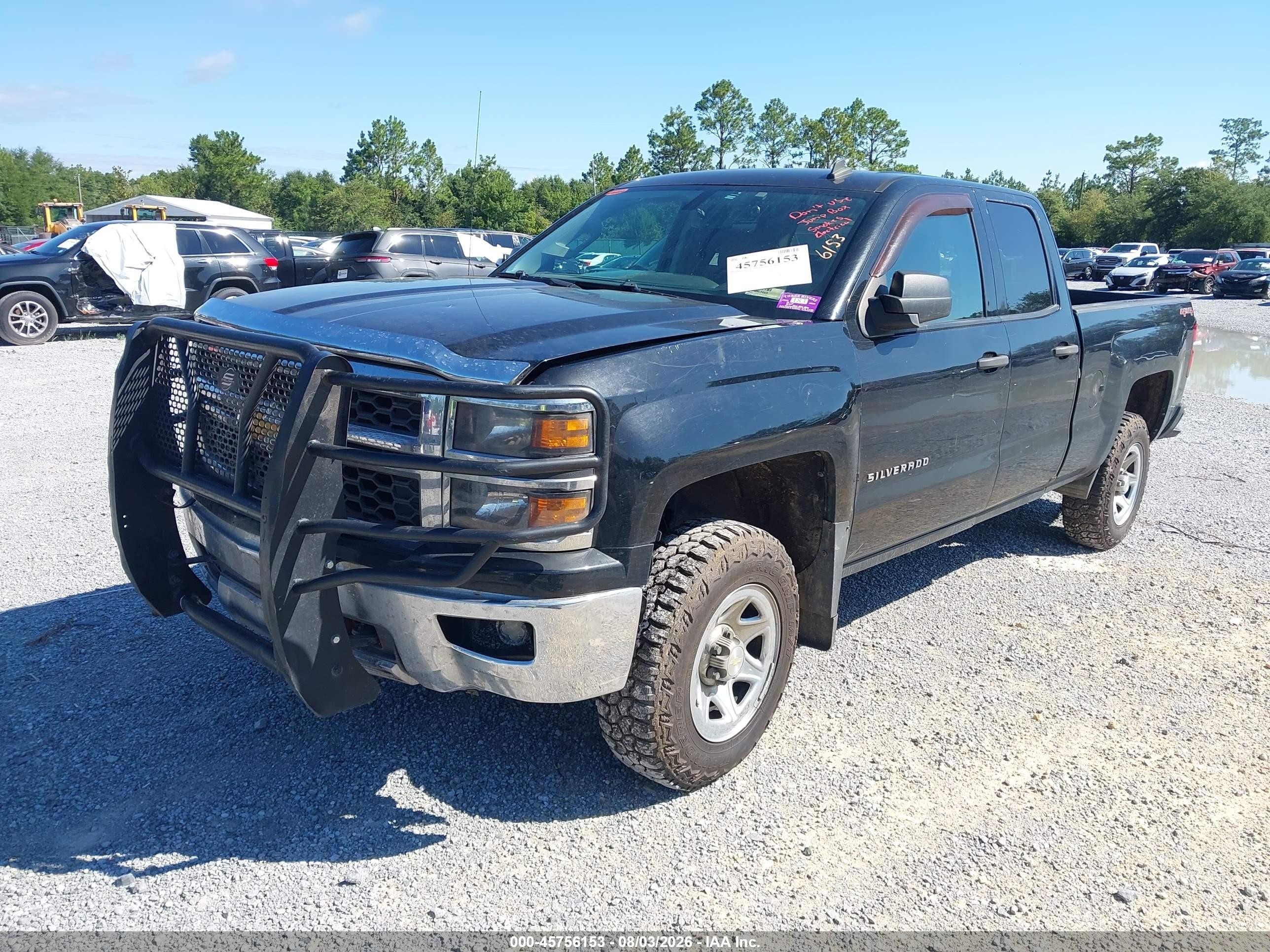 2014 Chevrolet Silverado 1500 Work Truck Black vin: 1GCVKPEC2EZ396544