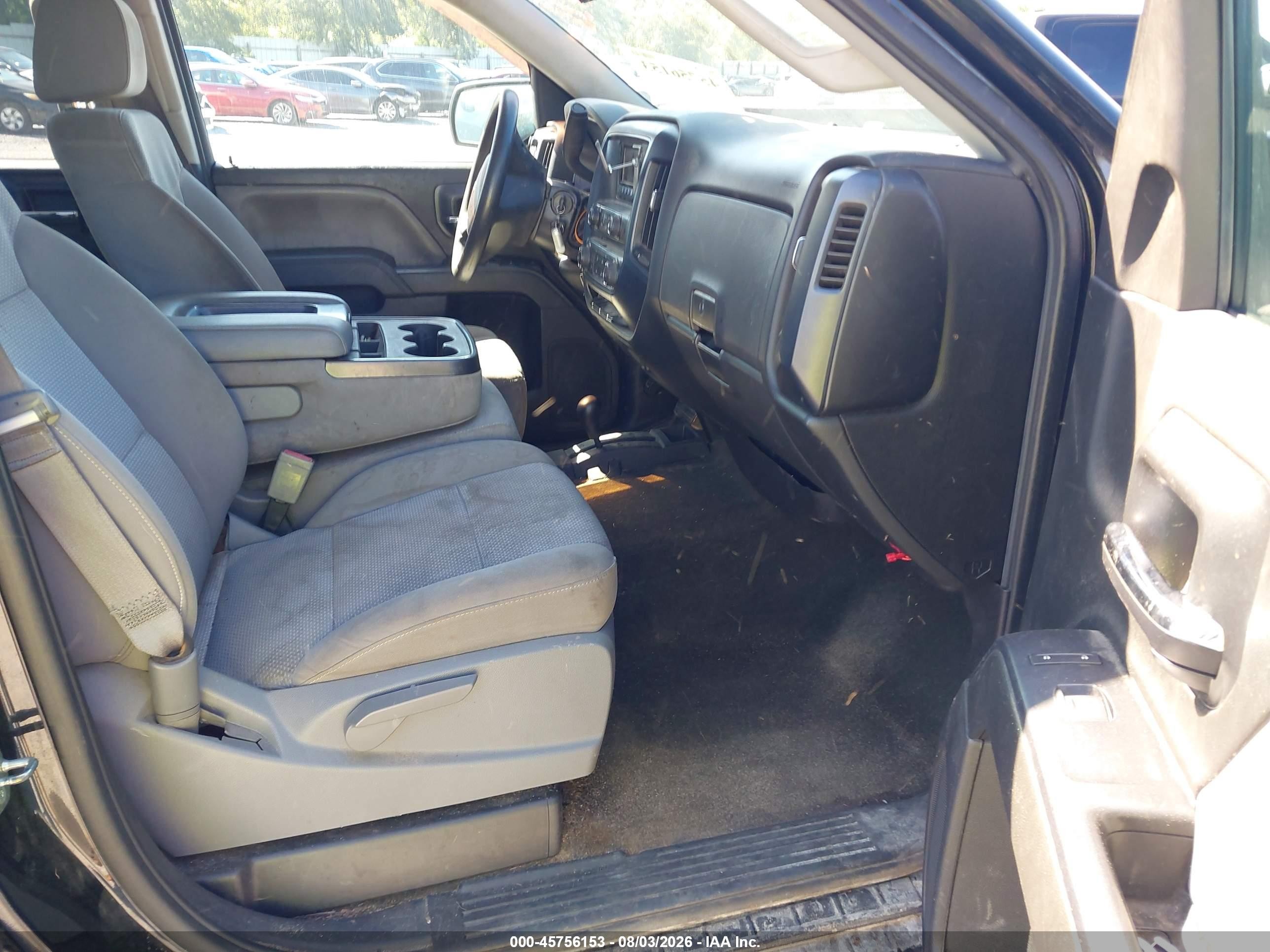 2014 Chevrolet Silverado 1500 Work Truck Black vin: 1GCVKPEC2EZ396544
