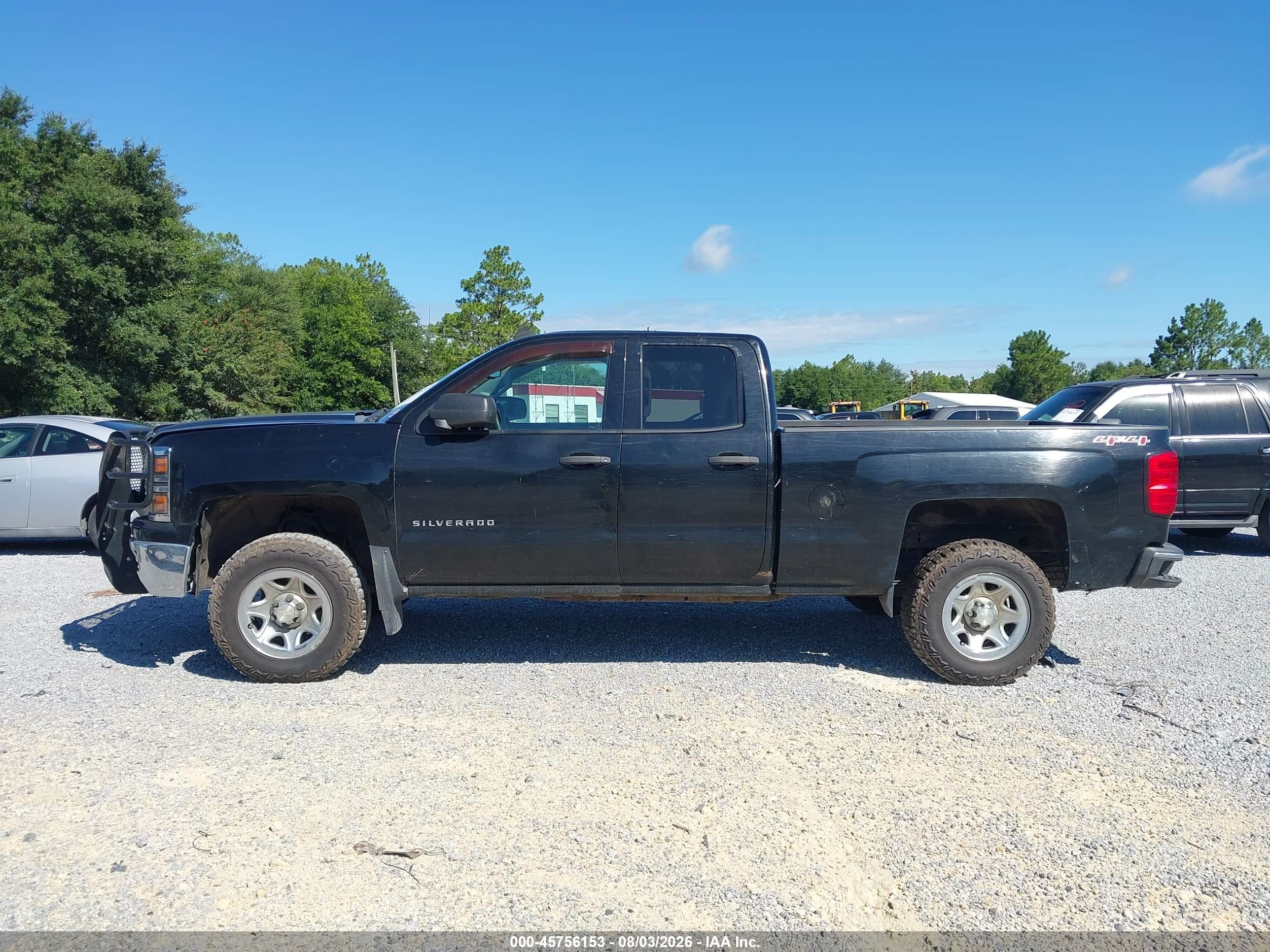 2014 Chevrolet Silverado 1500 Work Truck Black vin: 1GCVKPEC2EZ396544