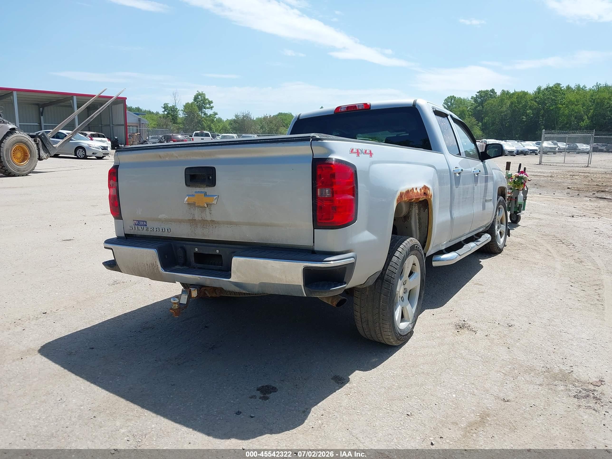 2015 Chevrolet Silverado 1500 Ls Silver vin: 1GCVKPEC2FZ298471