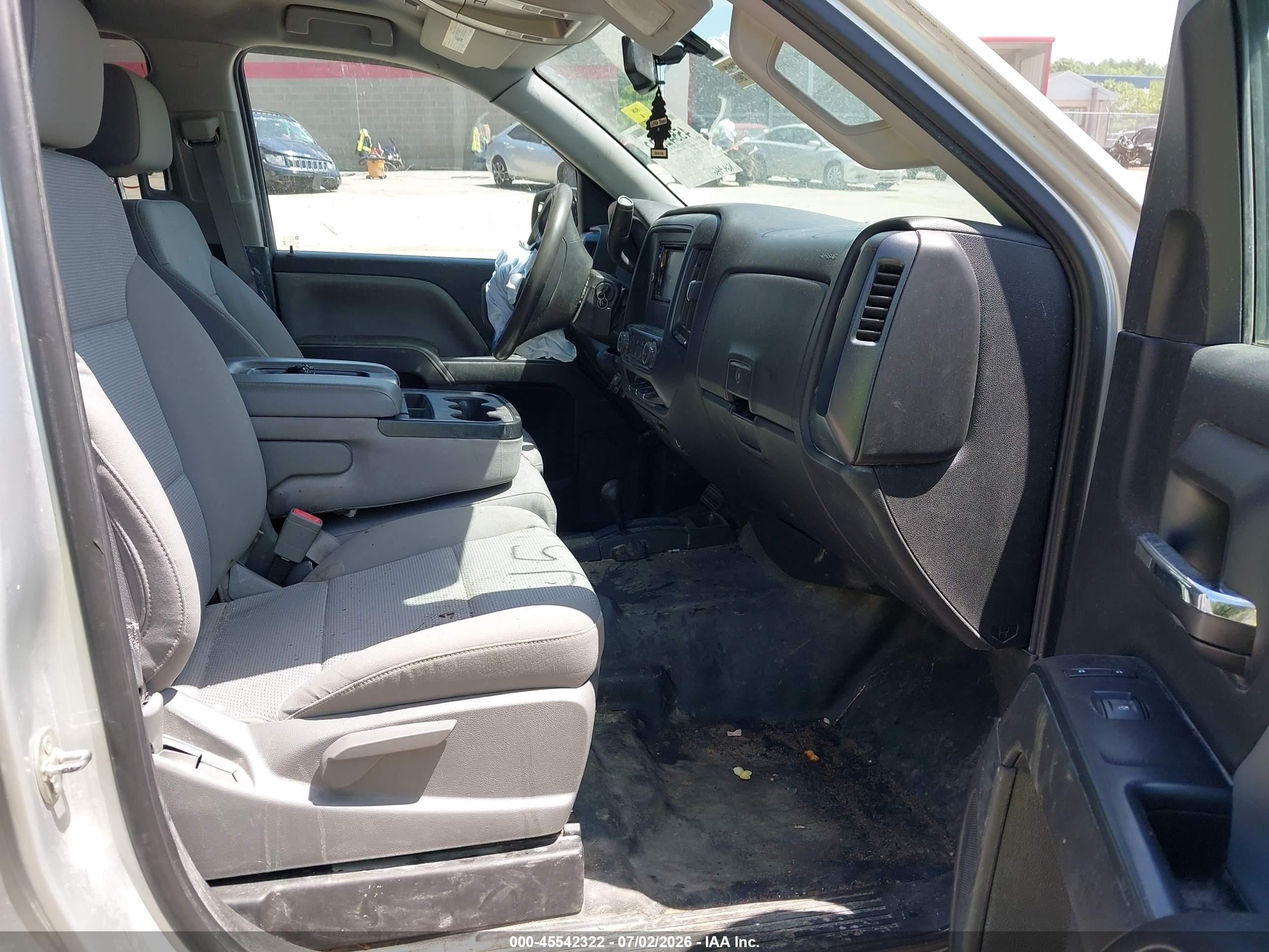 2015 Chevrolet Silverado 1500 Ls Silver vin: 1GCVKPEC2FZ298471