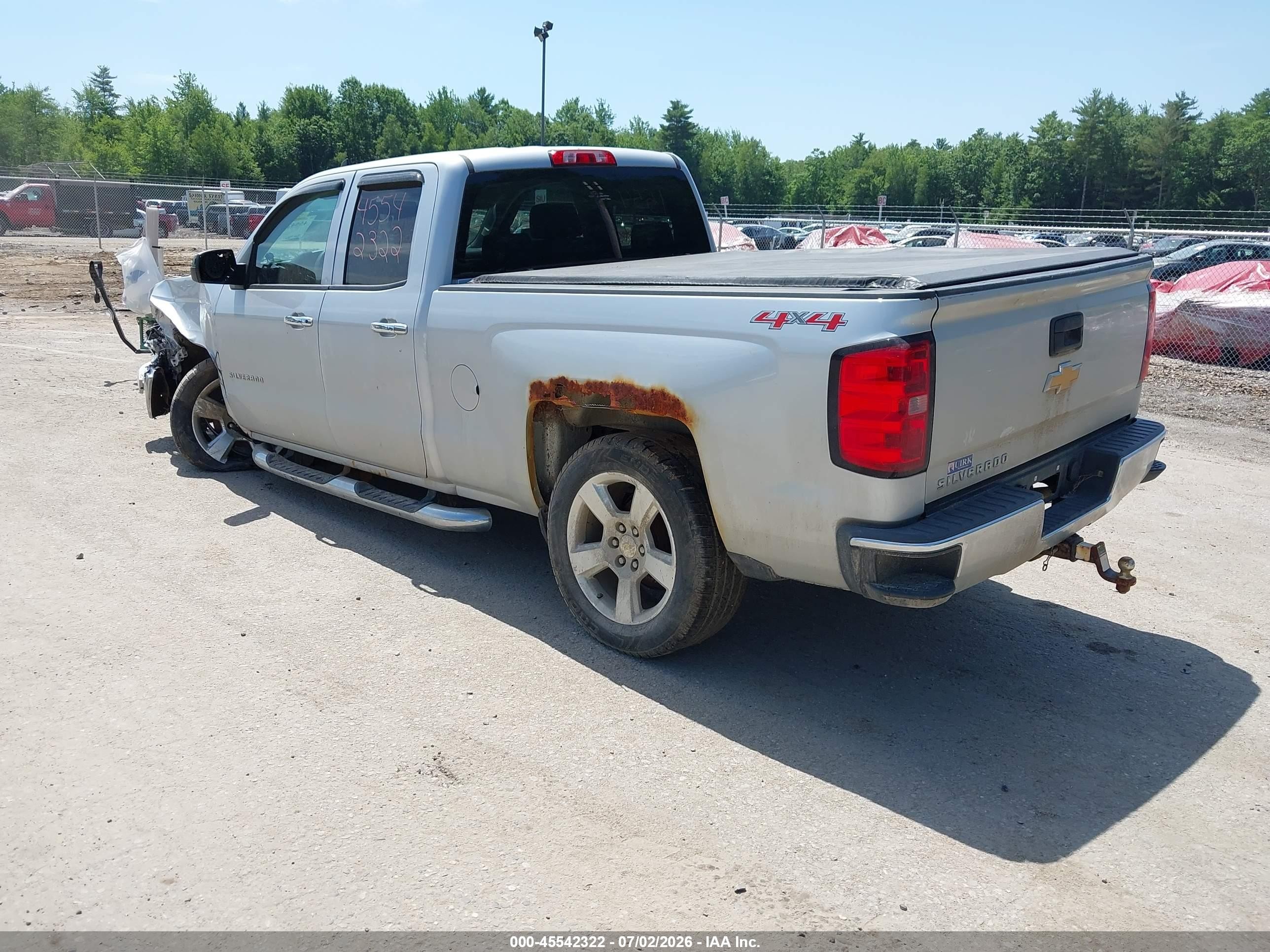 2015 Chevrolet Silverado 1500 Ls Silver vin: 1GCVKPEC2FZ298471