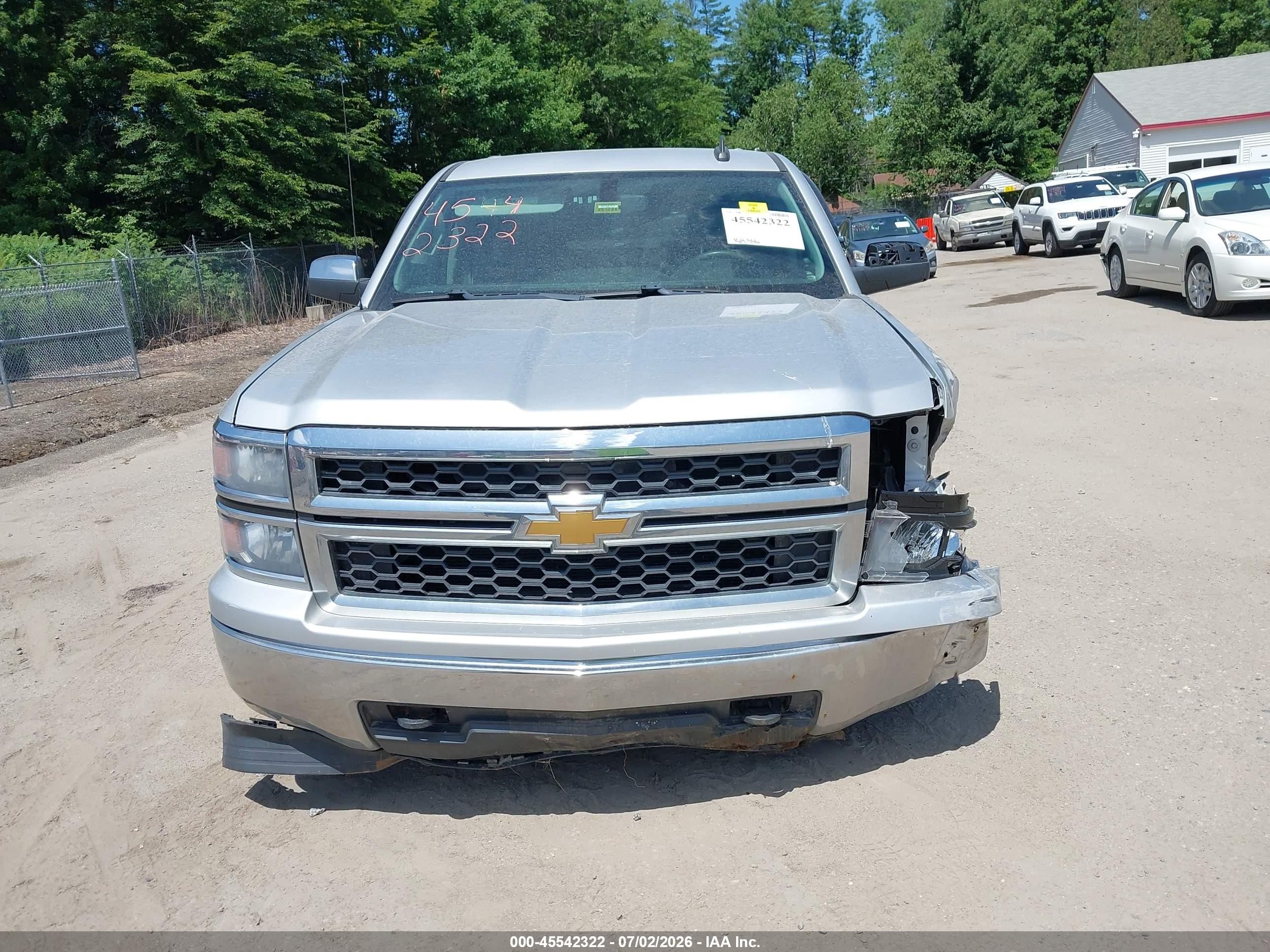 2015 Chevrolet Silverado 1500 Ls Silver vin: 1GCVKPEC2FZ298471