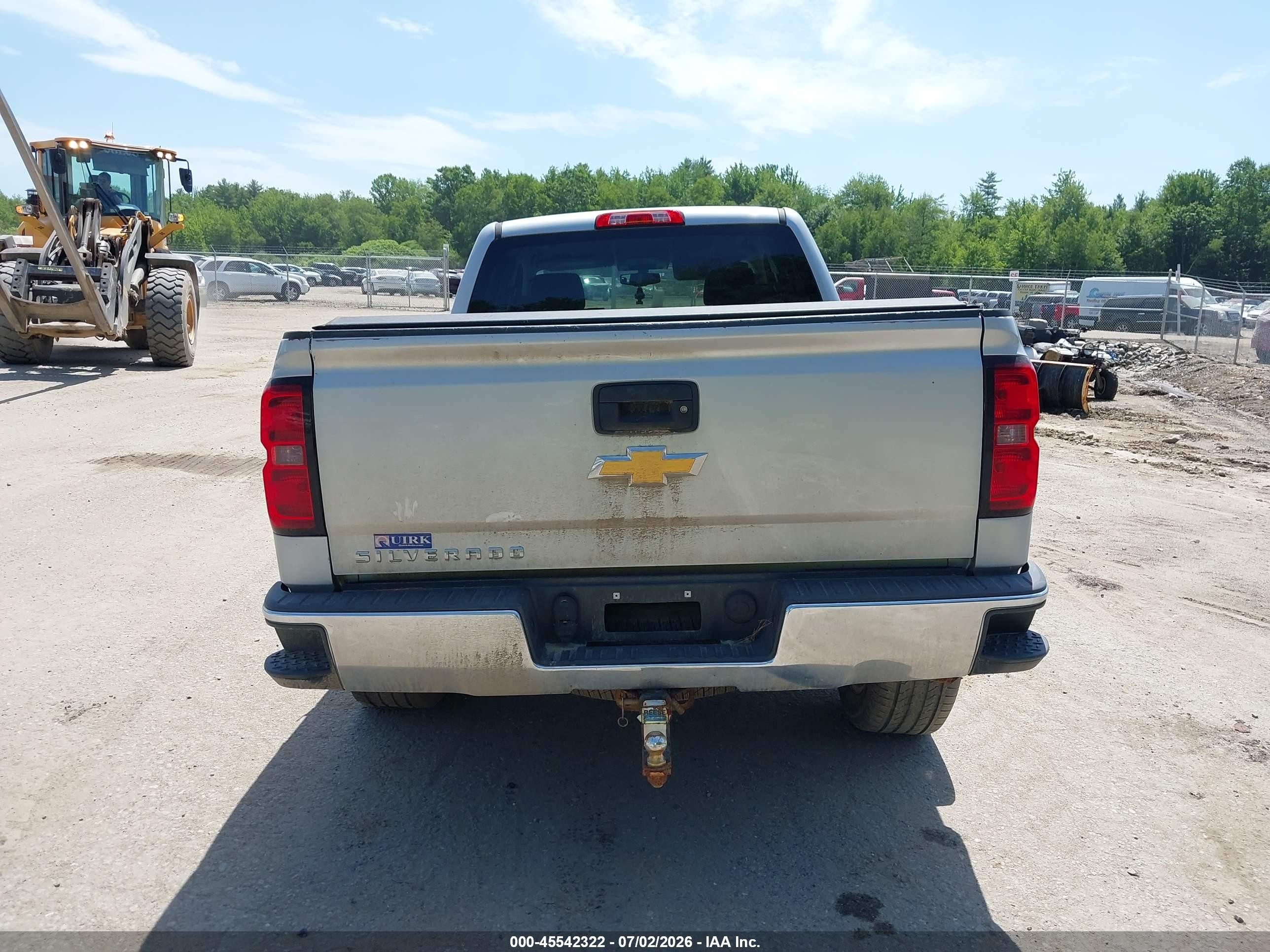 2015 Chevrolet Silverado 1500 Ls Silver vin: 1GCVKPEC2FZ298471