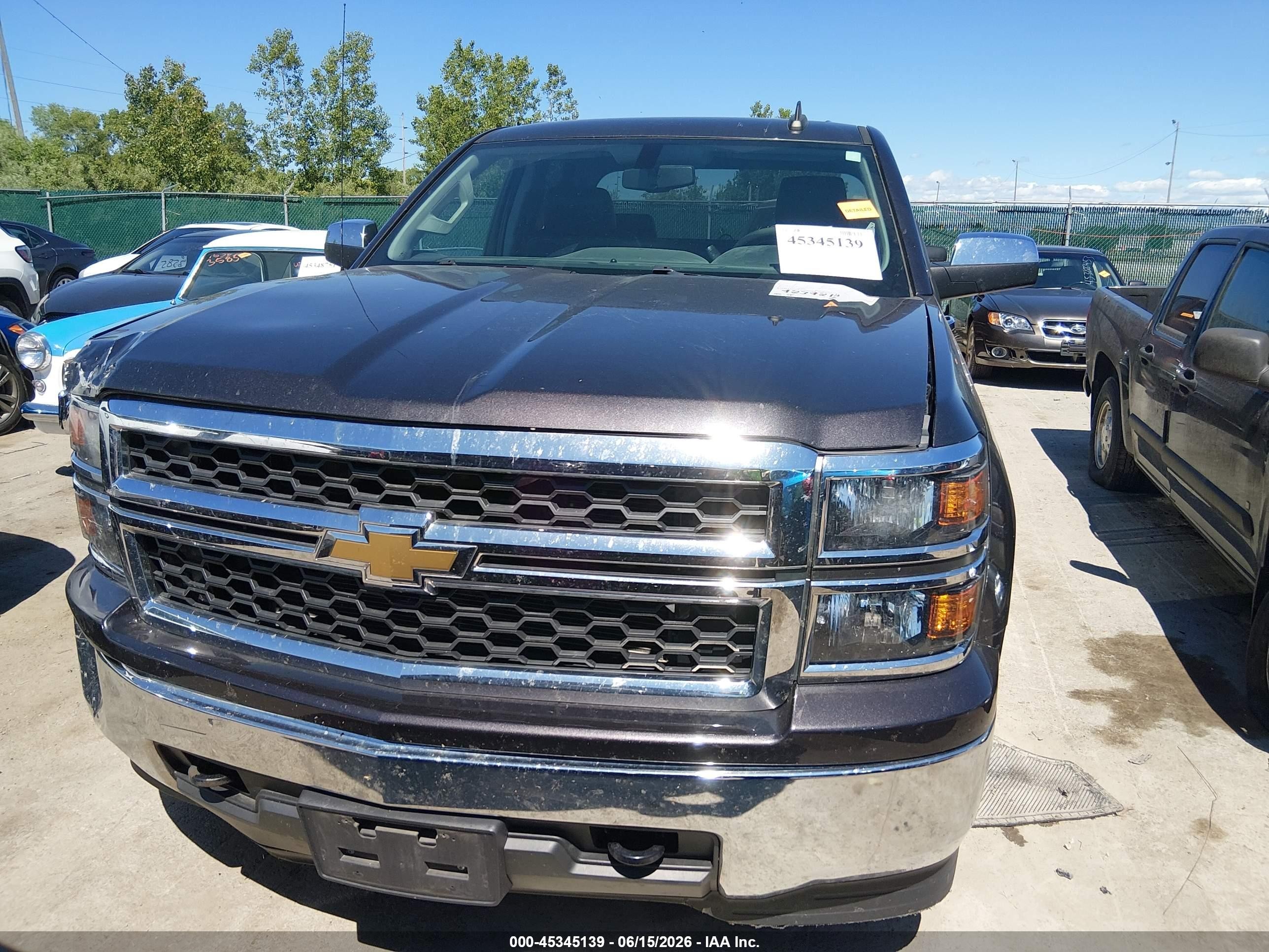 2015 Chevrolet Silverado 1500 Ls Серый vin: 1GCVKPEC2FZ313079