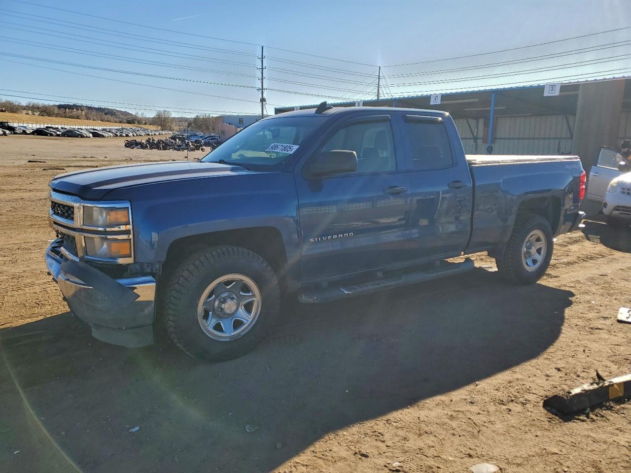 2015 Chevrolet Silverado K1500 Blue vin: 1GCVKPEC2FZ332005