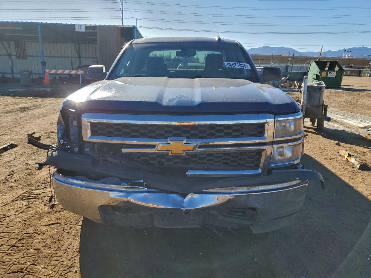 2015 Chevrolet Silverado K1500 Blue vin: 1GCVKPEC2FZ332005