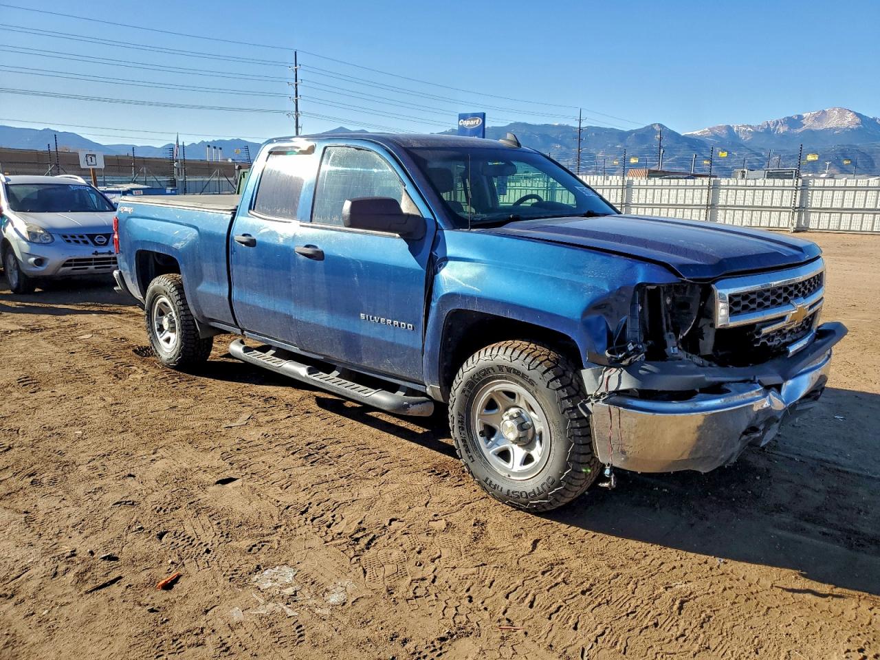 2015 Chevrolet Silverado K1500 Blue vin: 1GCVKPEC2FZ332005