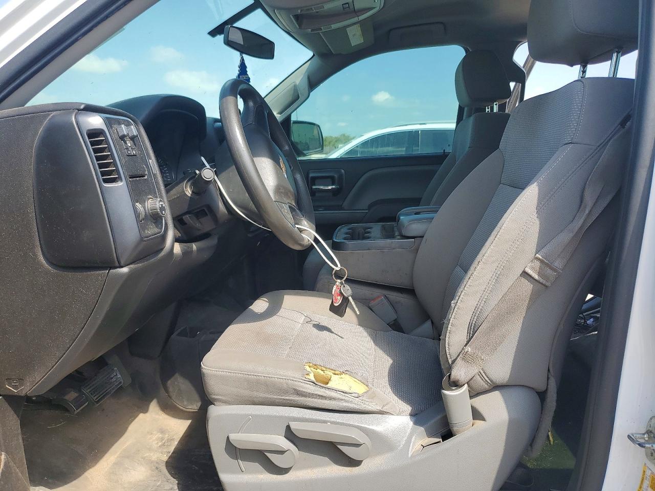 2014 Chevrolet Silverado K1500 White vin: 1GCVKPEC3EZ400763