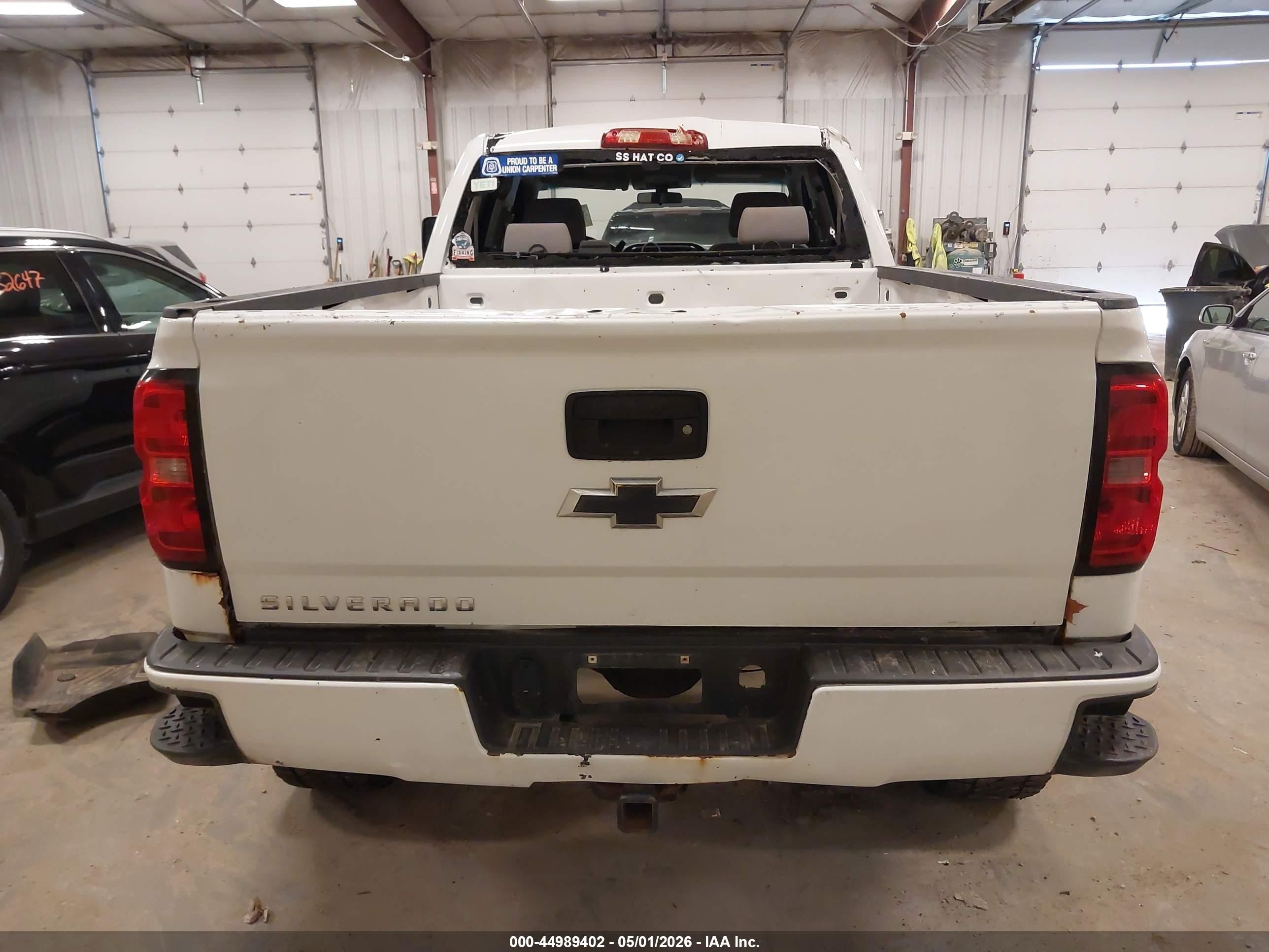 2015 Chevrolet Silverado 1500 Wt White vin: 1GCVKPEC3FZ277158