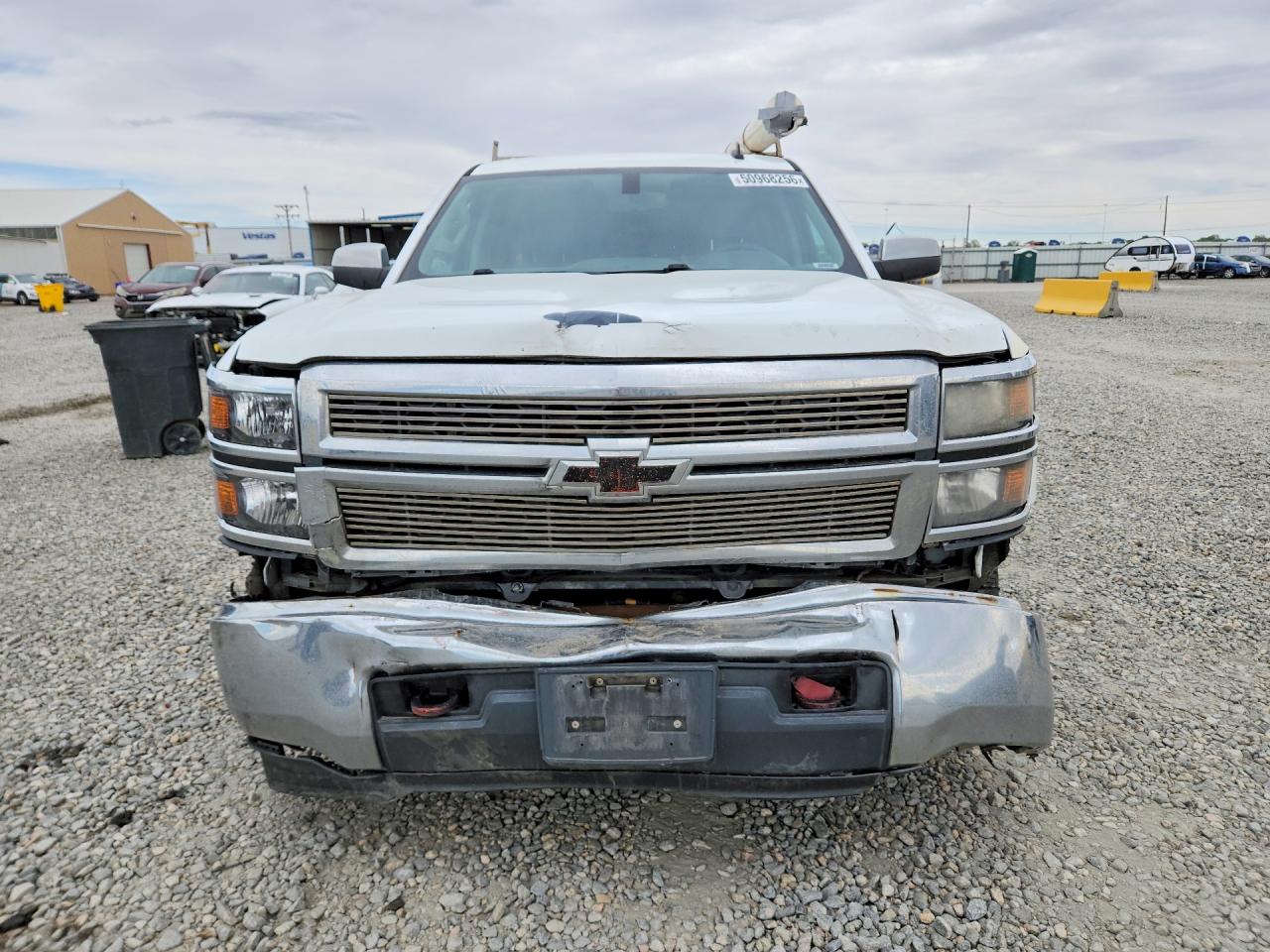 2014 Chevrolet Silverado K1500 White vin: 1GCVKPEC4EZ321408