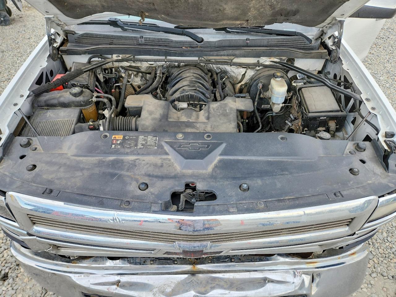 2014 Chevrolet Silverado K1500 White vin: 1GCVKPEC4EZ321408