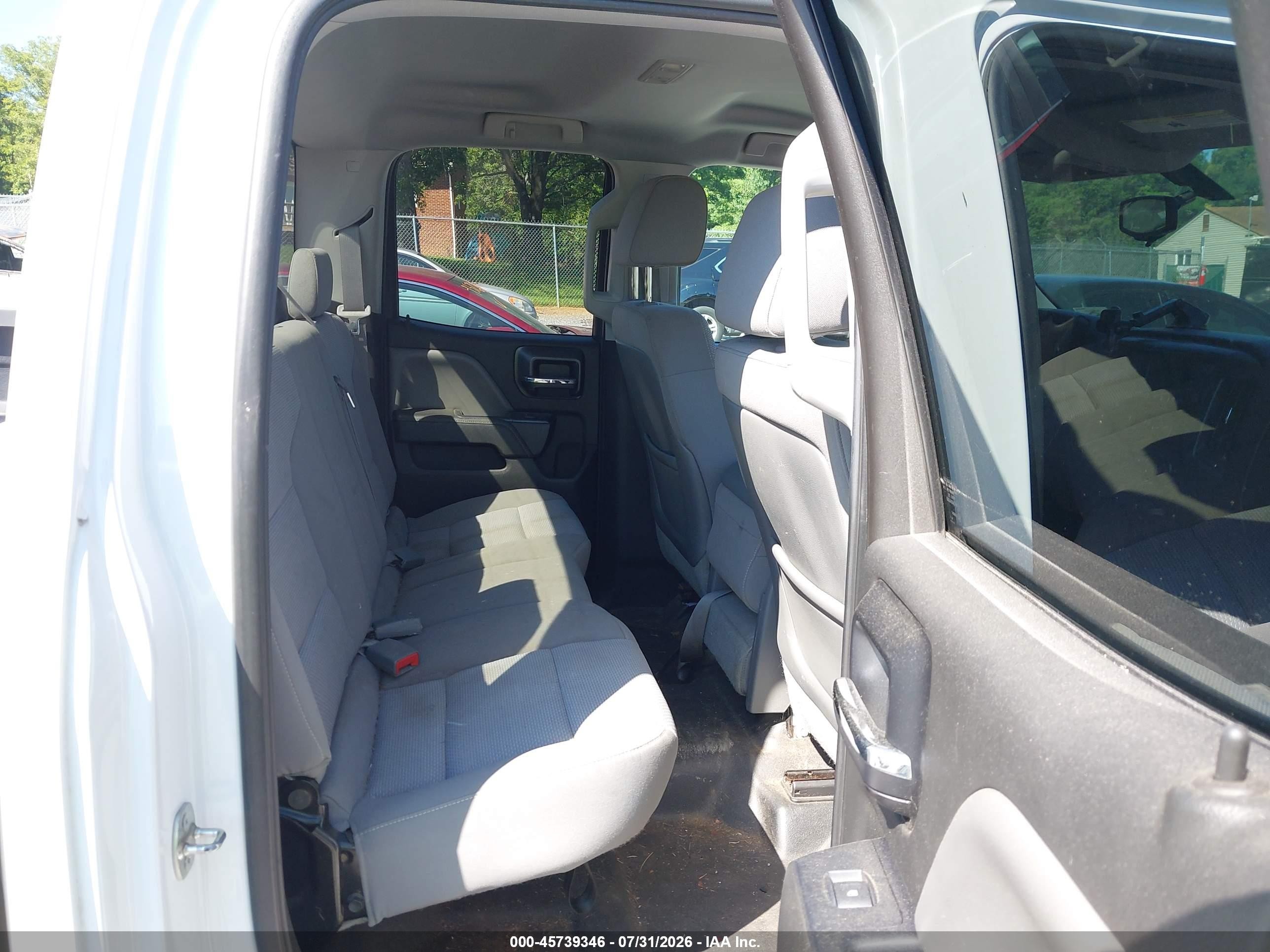 2015 Chevrolet Silverado 1500 Ls White vin: 1GCVKPEC4FZ217549
