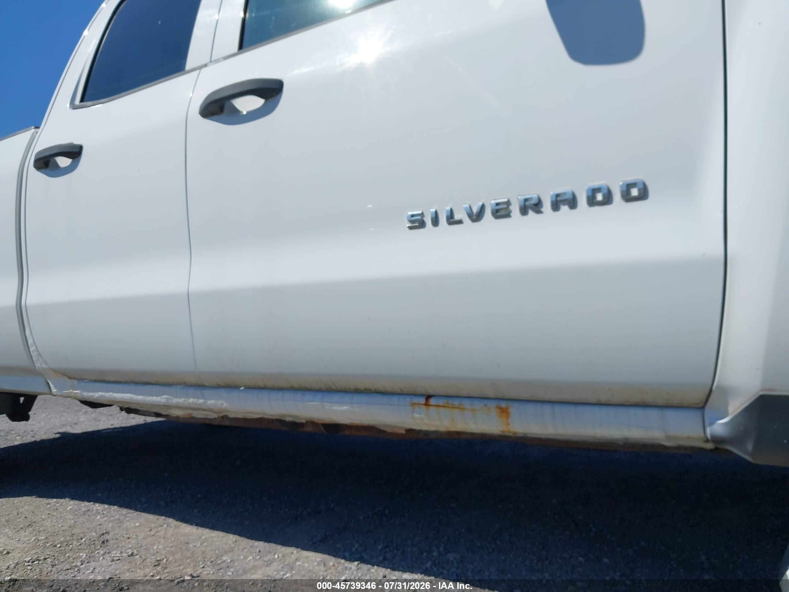 2015 Chevrolet Silverado 1500 Ls White vin: 1GCVKPEC4FZ217549