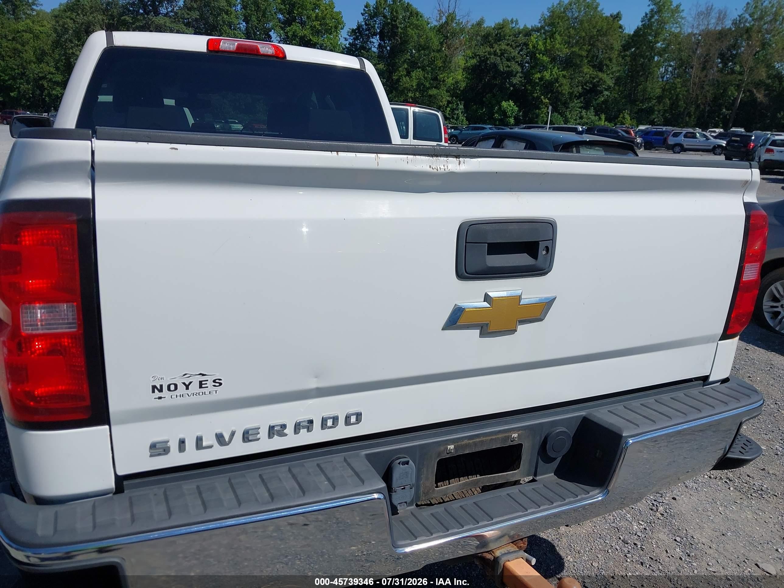 2015 Chevrolet Silverado 1500 Ls White vin: 1GCVKPEC4FZ217549