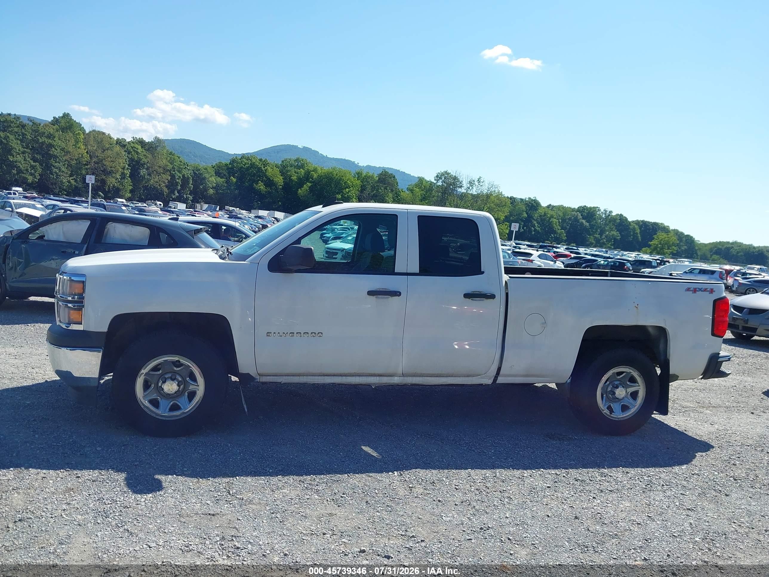 2015 Chevrolet Silverado 1500 Ls White vin: 1GCVKPEC4FZ217549