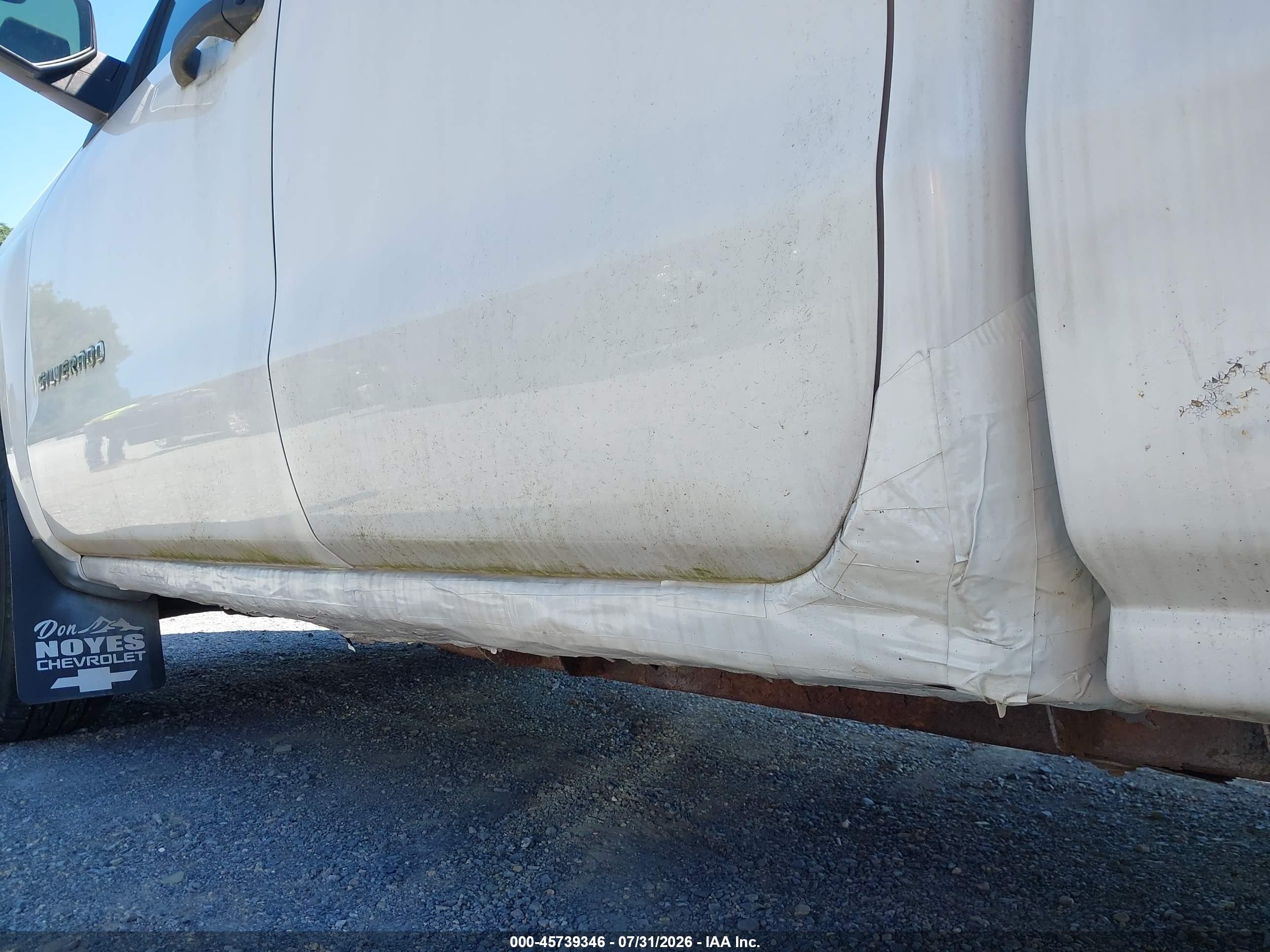 2015 Chevrolet Silverado 1500 Ls White vin: 1GCVKPEC4FZ217549