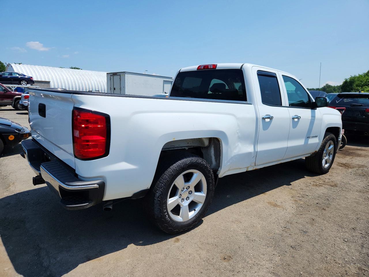 2015 Chevrolet Silverado K1500 White vin: 1GCVKPEC4FZ366351