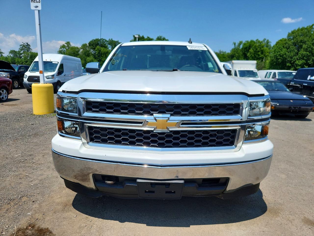 2015 Chevrolet Silverado K1500 White vin: 1GCVKPEC4FZ366351