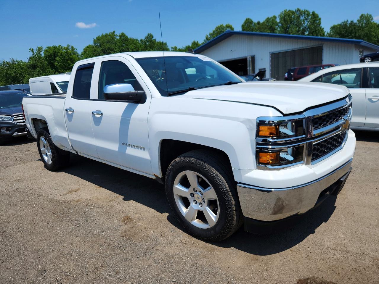 2015 Chevrolet Silverado K1500 White vin: 1GCVKPEC4FZ366351