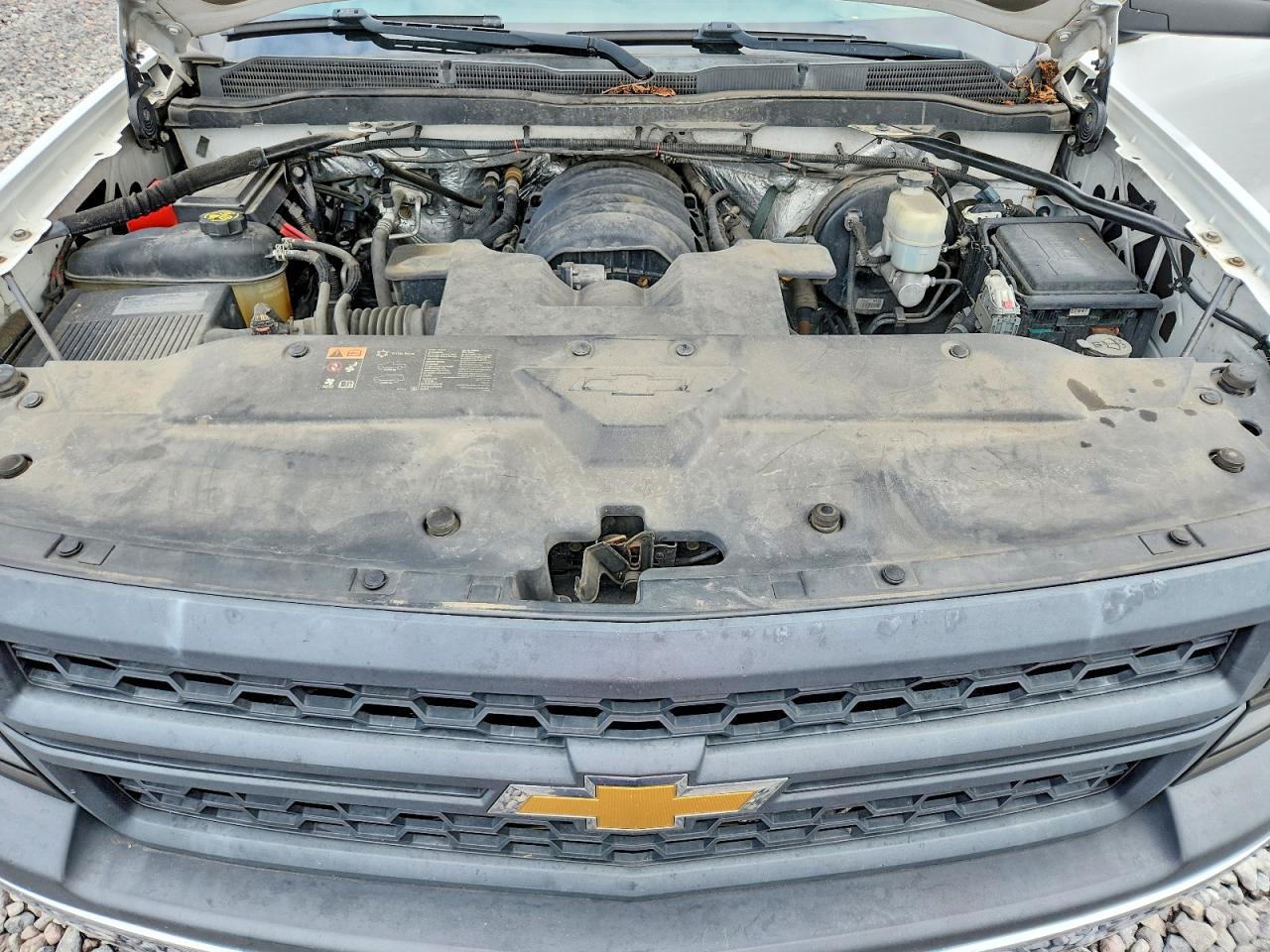 2015 Chevrolet Silverado K1500 White vin: 1GCVKPEC4FZ370979
