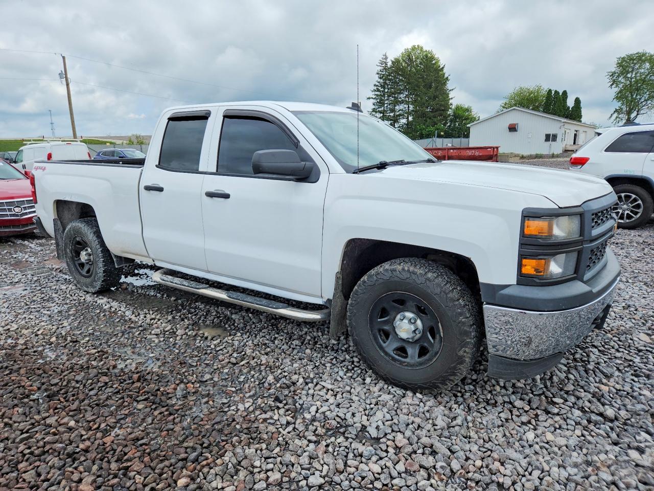 2015 Chevrolet Silverado K1500 White vin: 1GCVKPEC4FZ370979