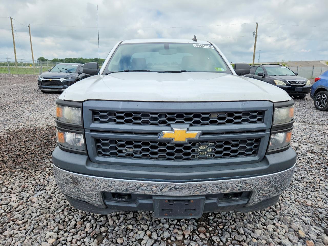 2015 Chevrolet Silverado K1500 White vin: 1GCVKPEC4FZ370979