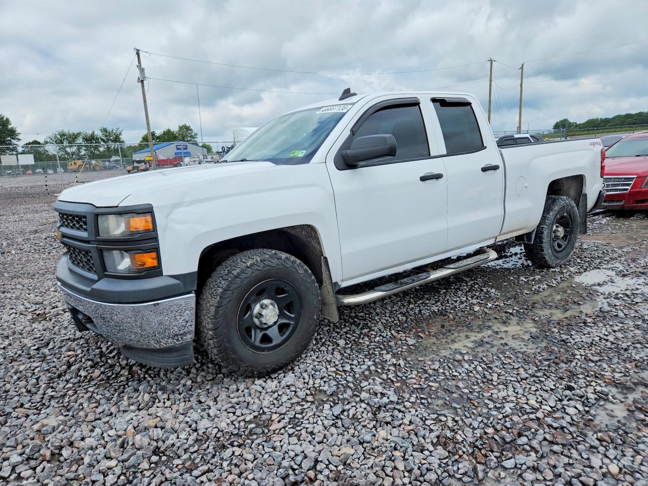 2015 Chevrolet Silverado K1500 White vin: 1GCVKPEC4FZ370979